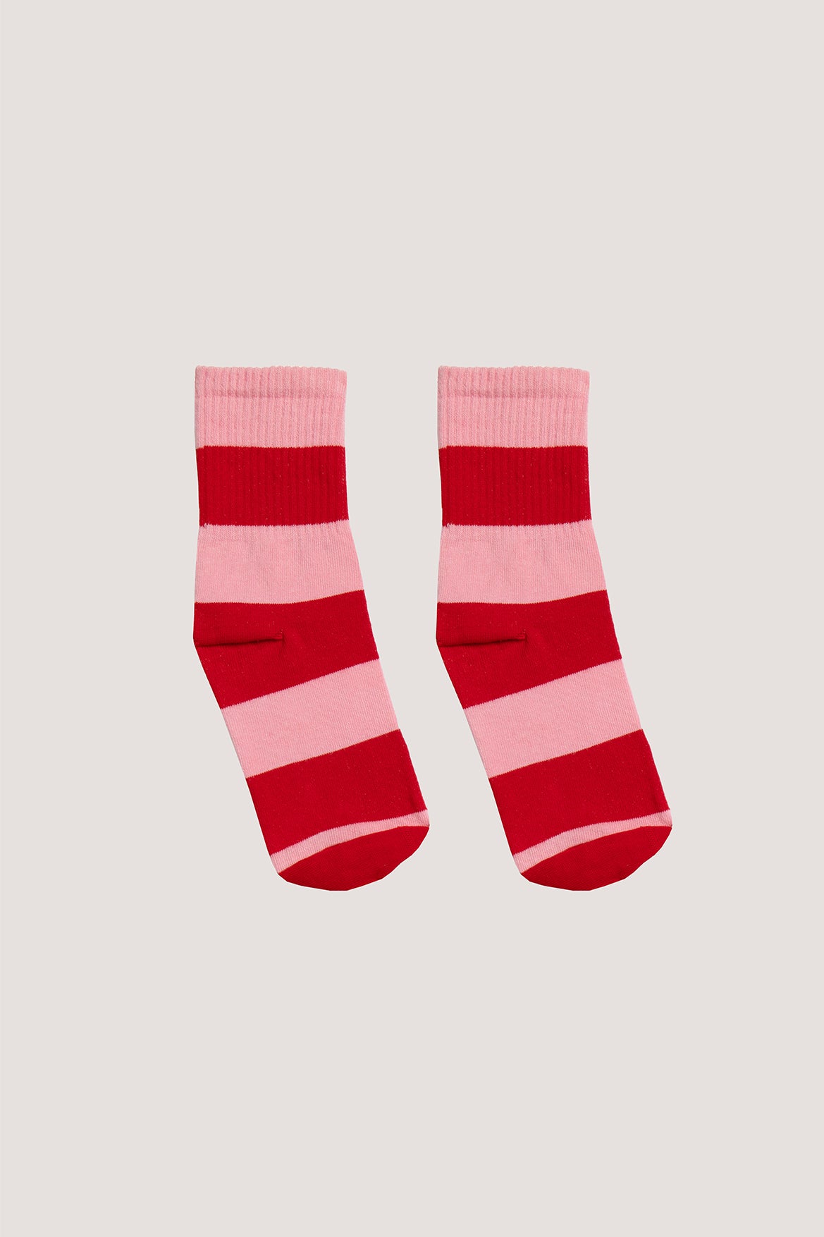 Marcel socks pink and red stripes