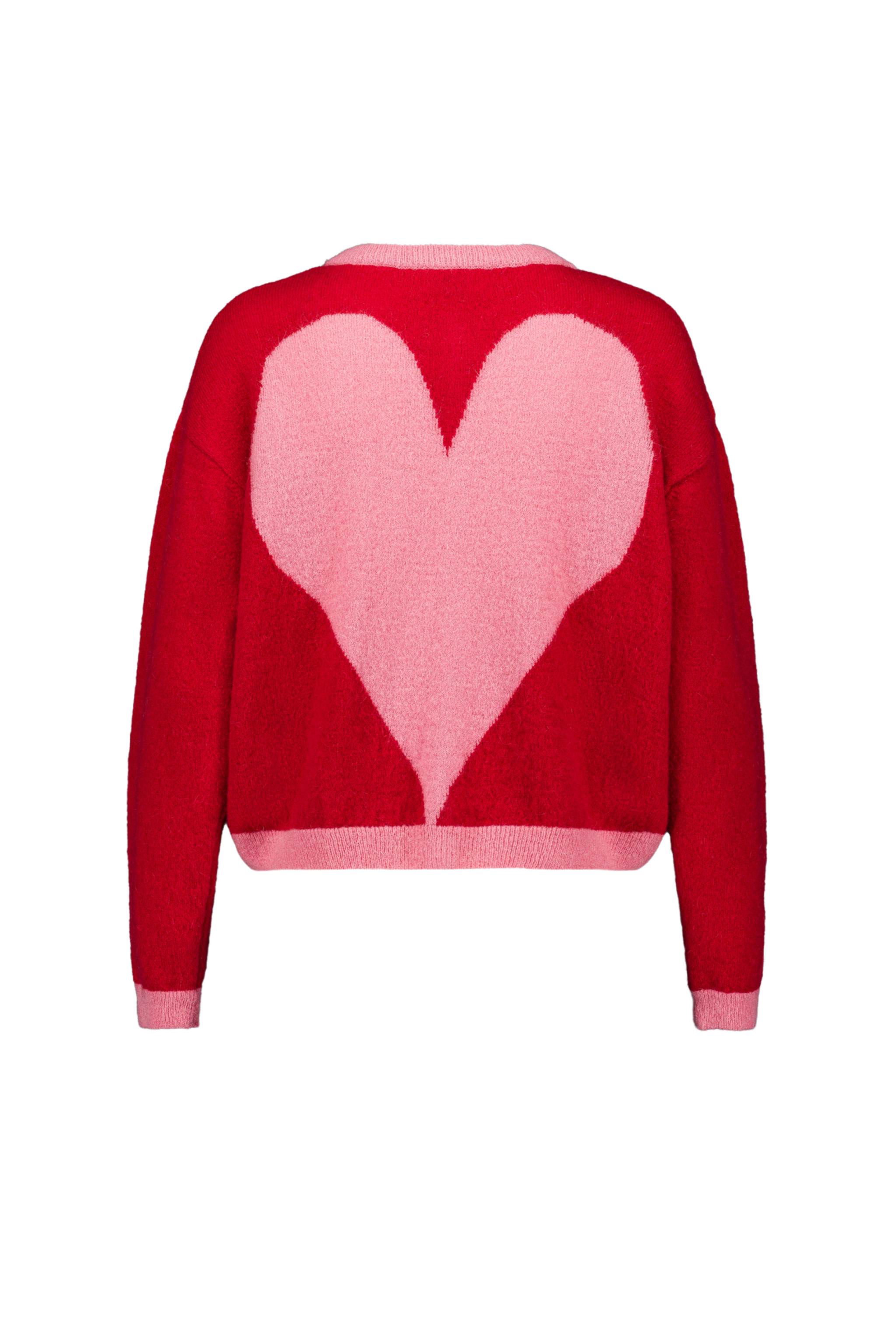 Cardigan Julia rouge et rose - Précommande