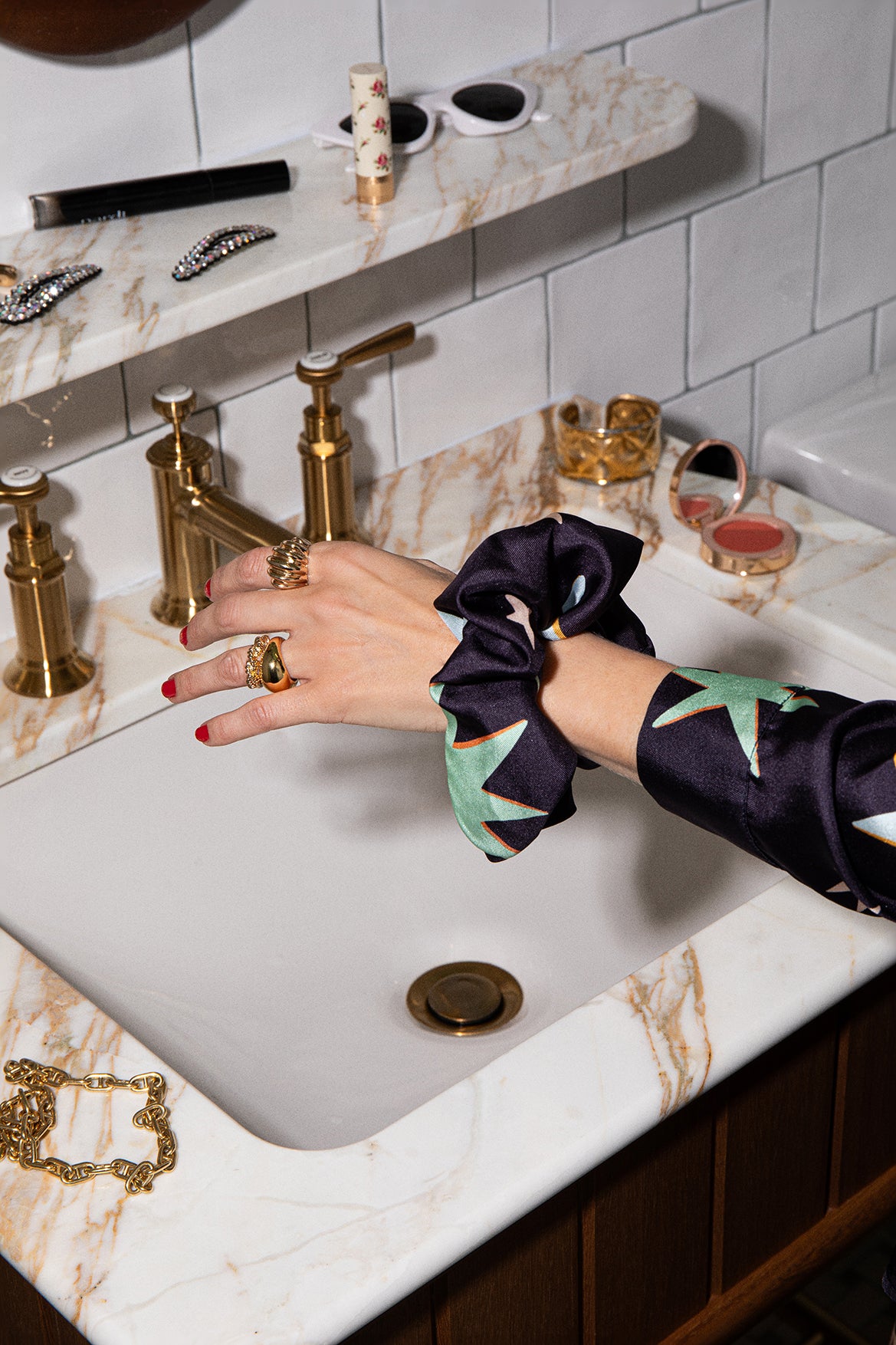 Milkyway Silk Scrunchie