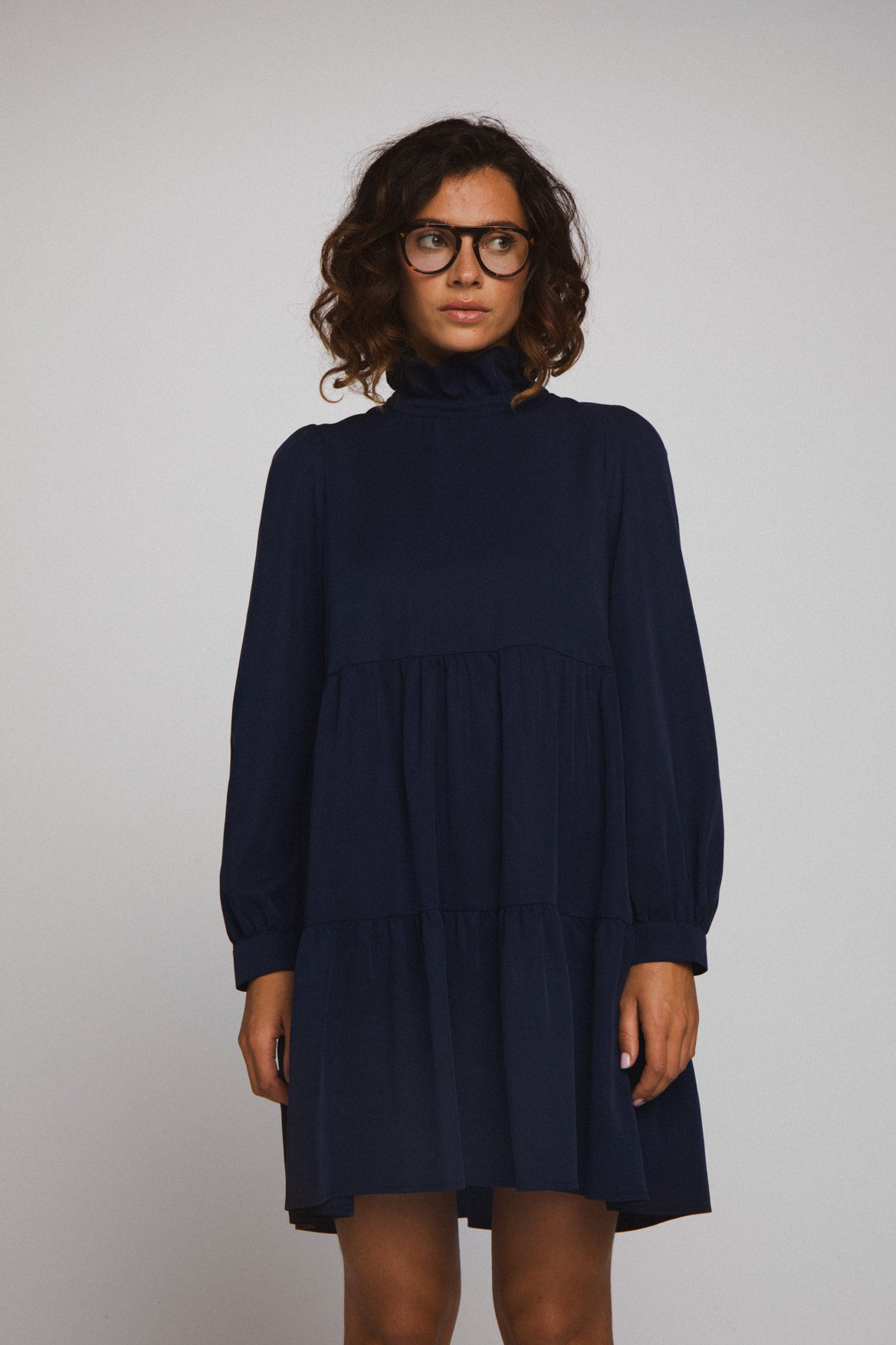 Gaia Navy Dress