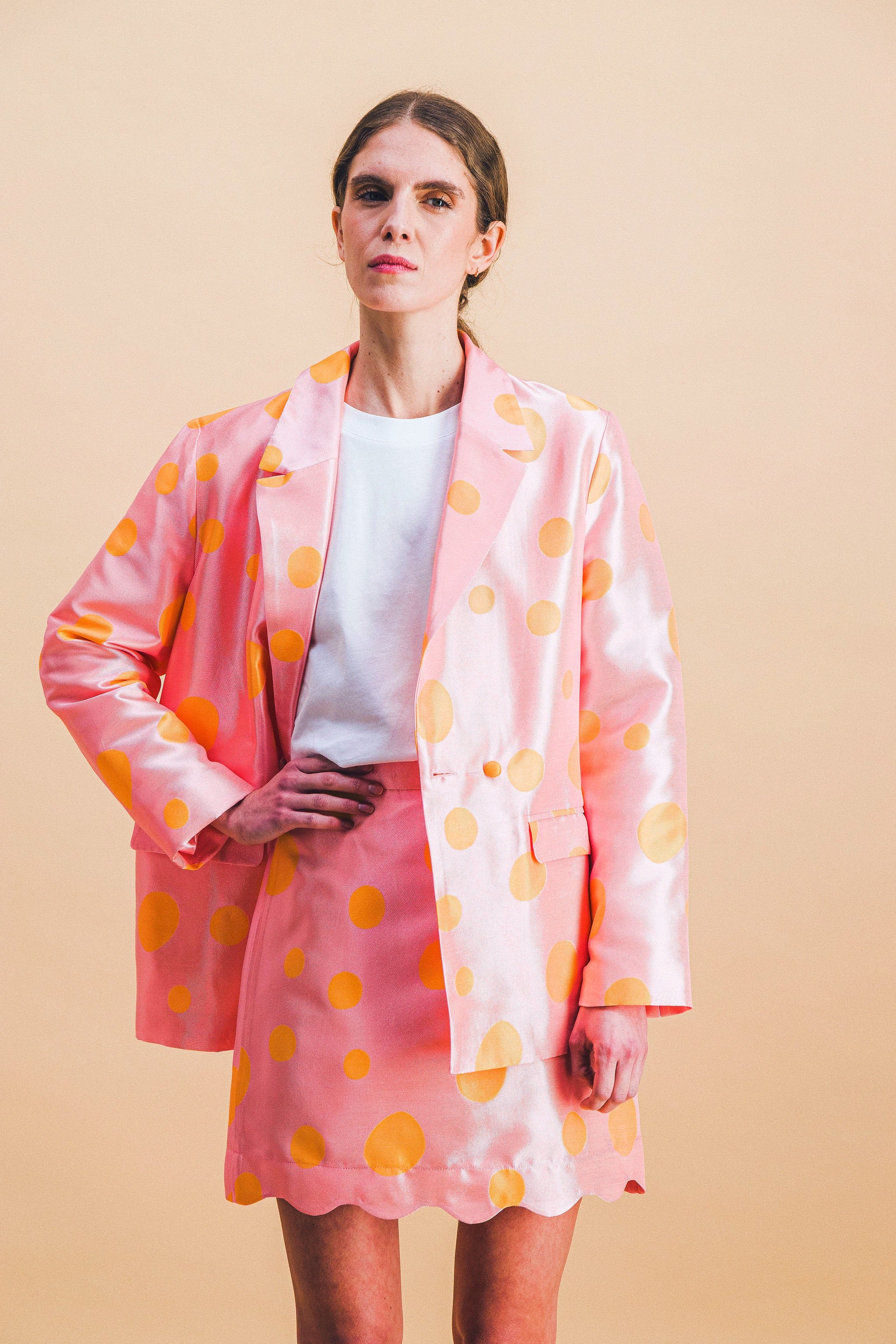 Ensemble Ambre + Brune swinging dot
