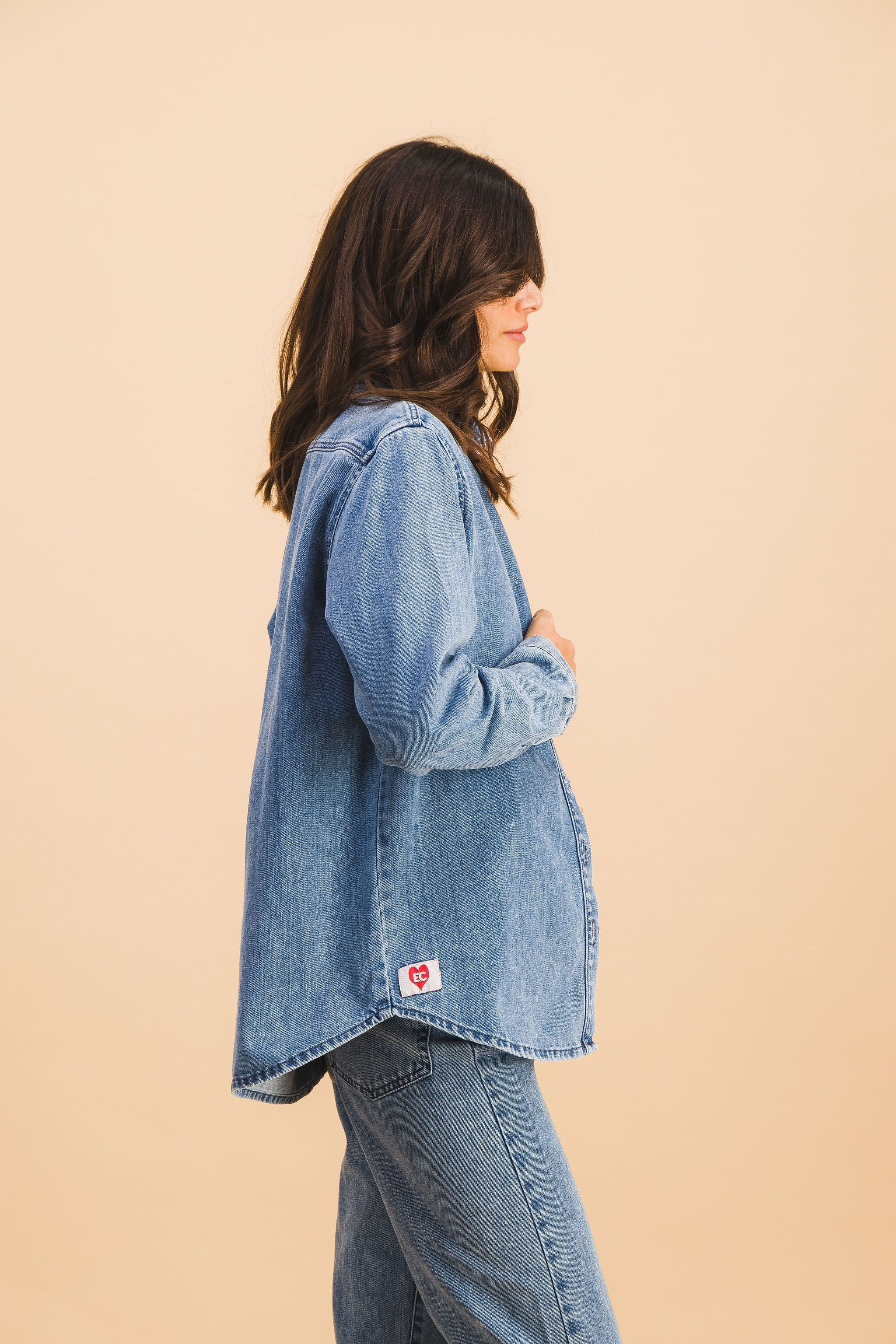 LEONIE LIGHT DENIM SHIRT