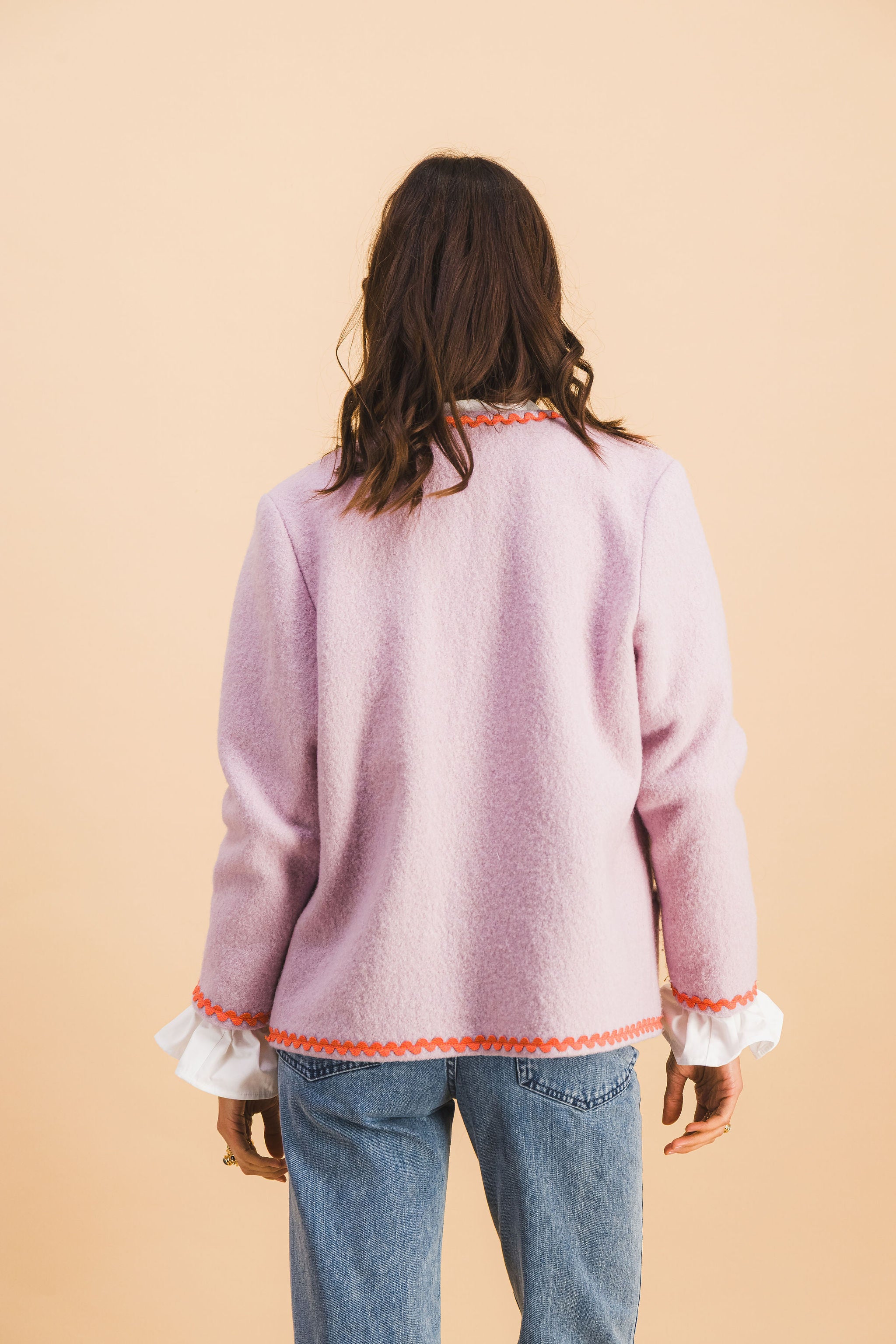 VESTE RODRIGUE ROSE PALE