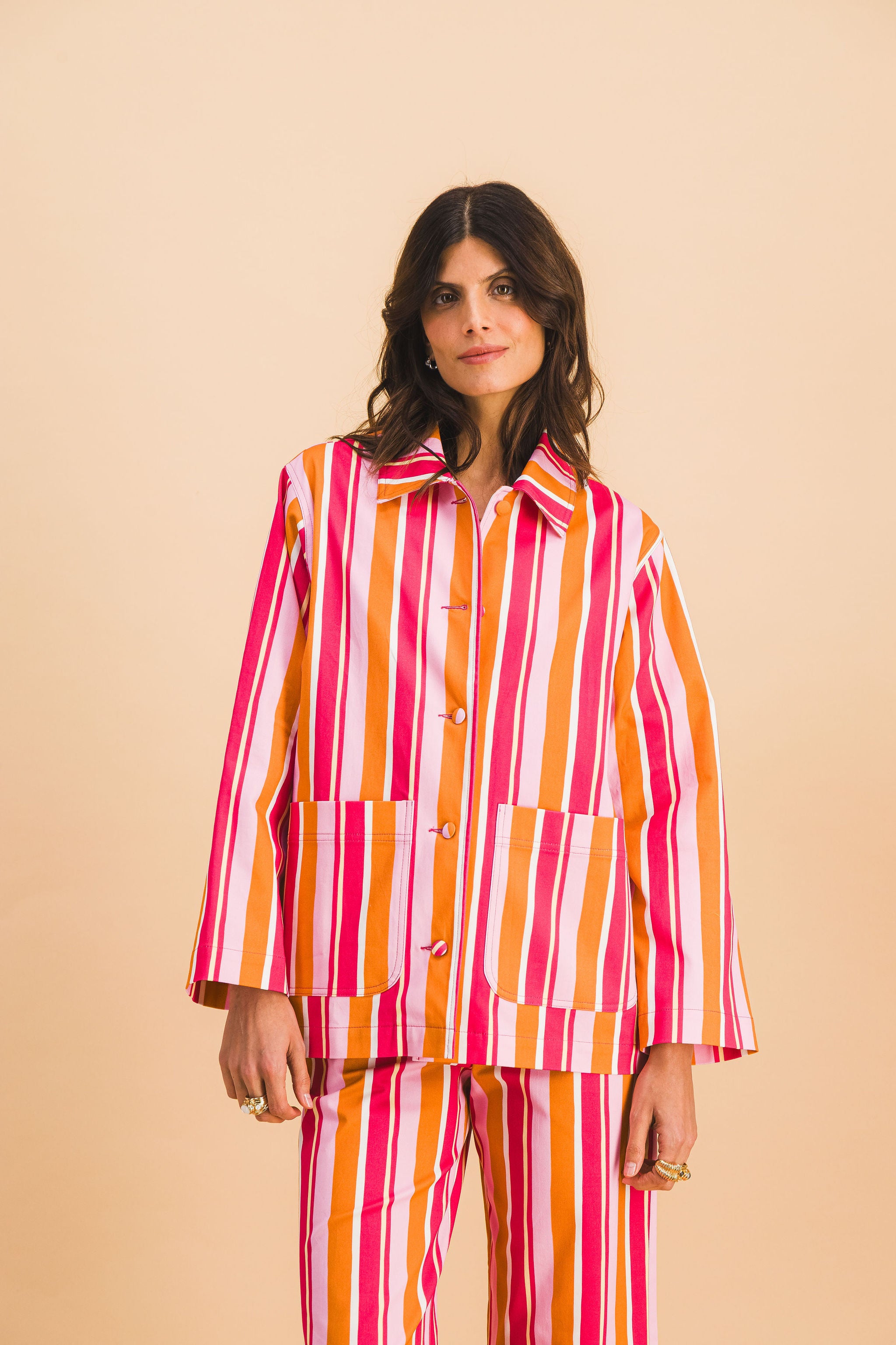 VESTE LUCIE STRIPES MULTICO