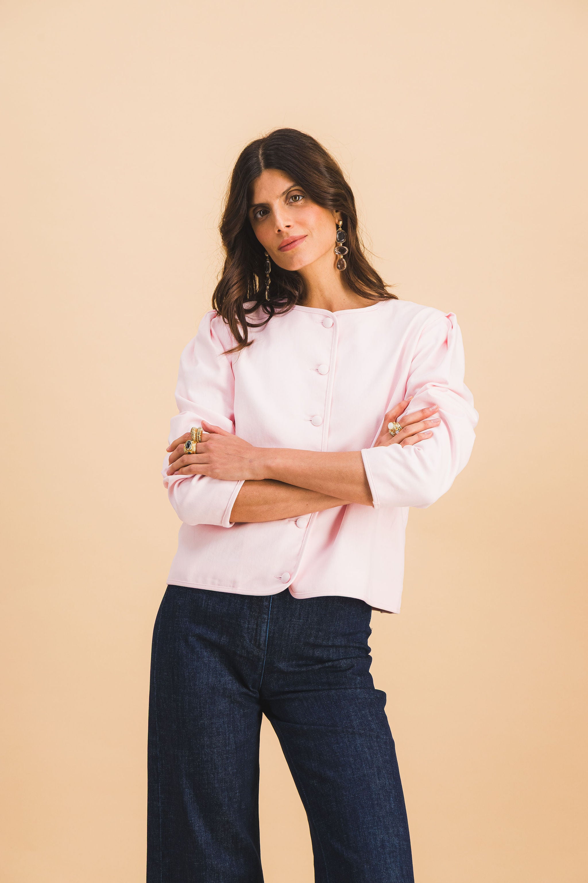 Pale pink Diane jacket