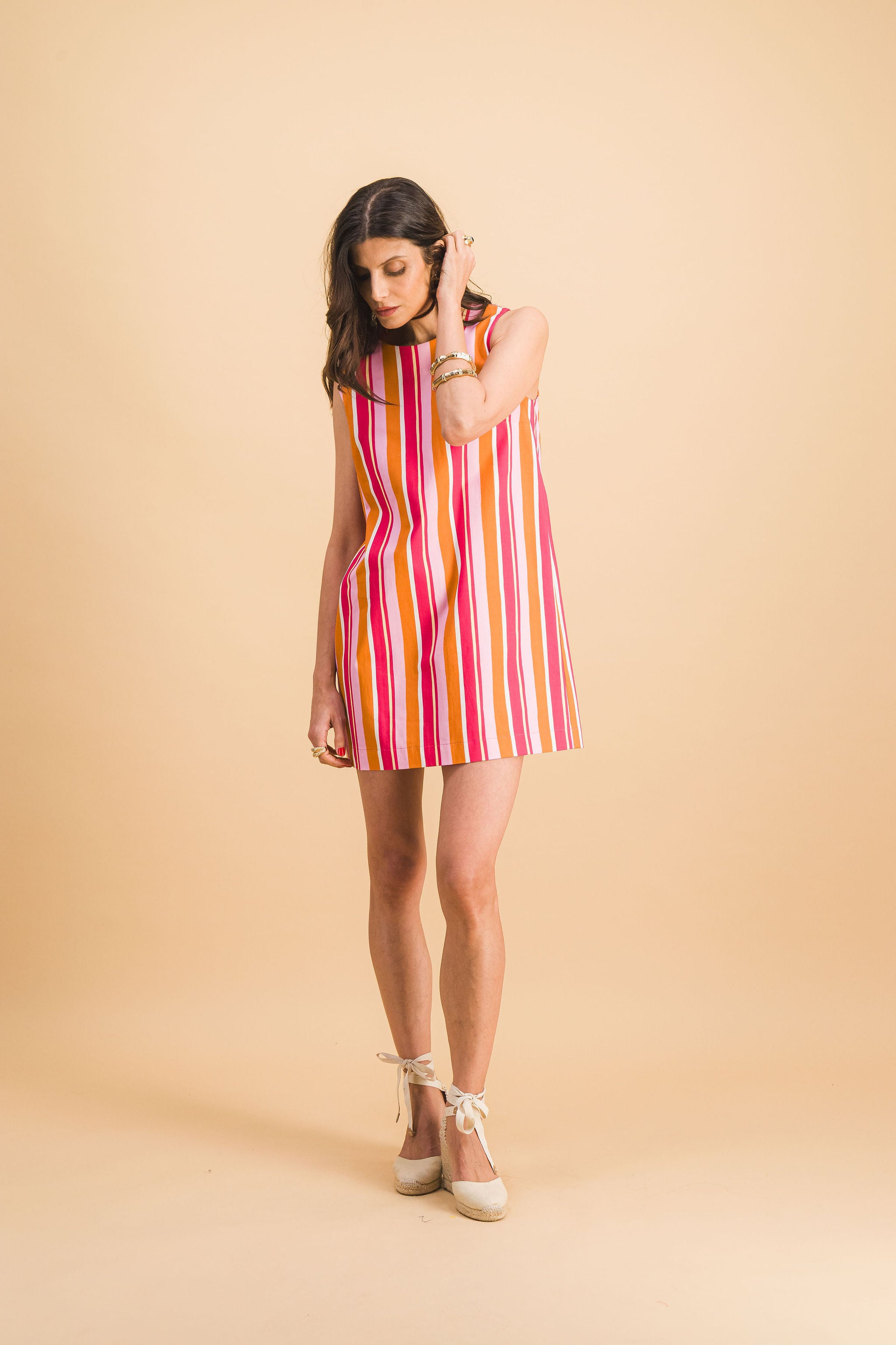 ROBE JANE STRIPES MULTICO