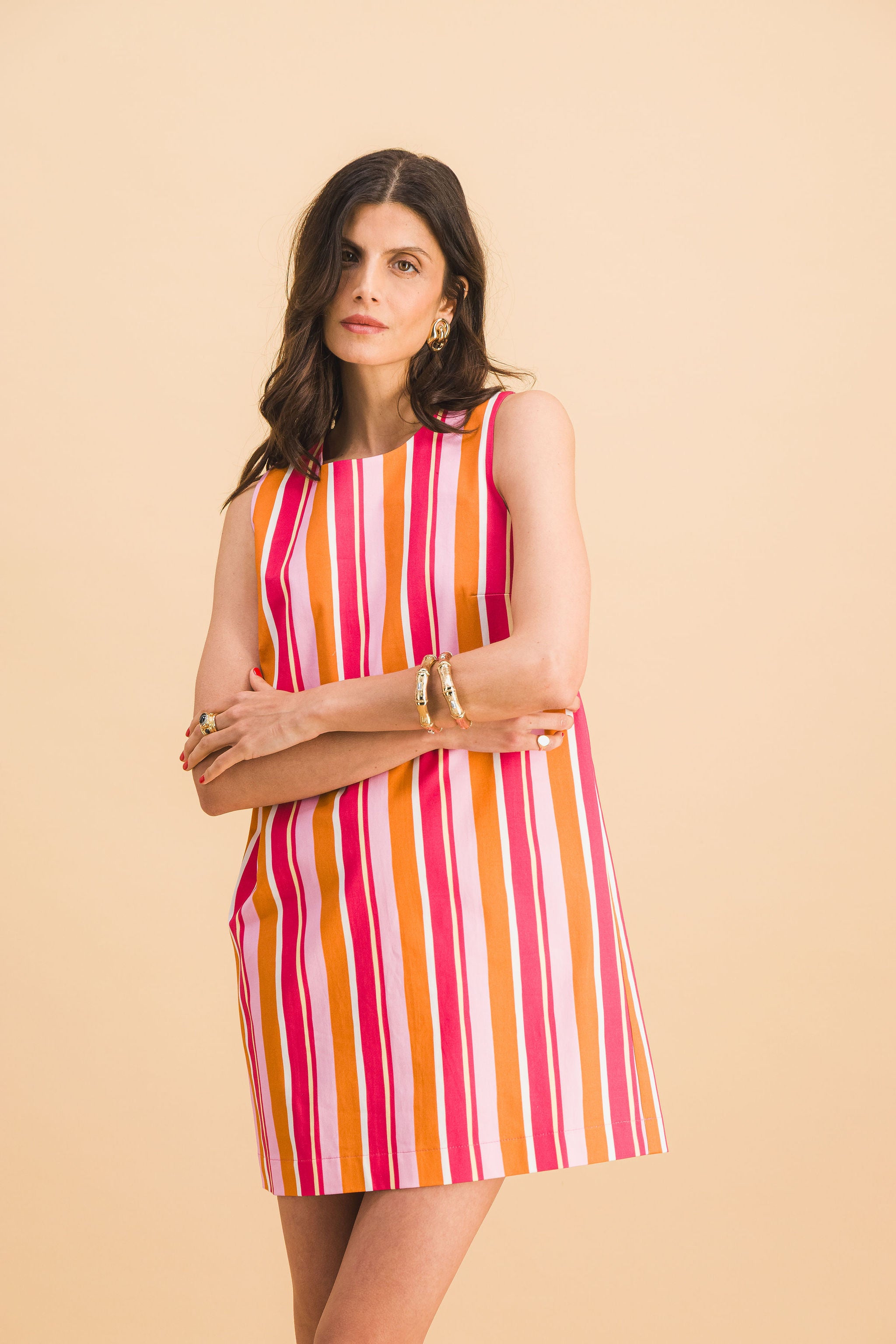 ROBE JANE STRIPES MULTICO
