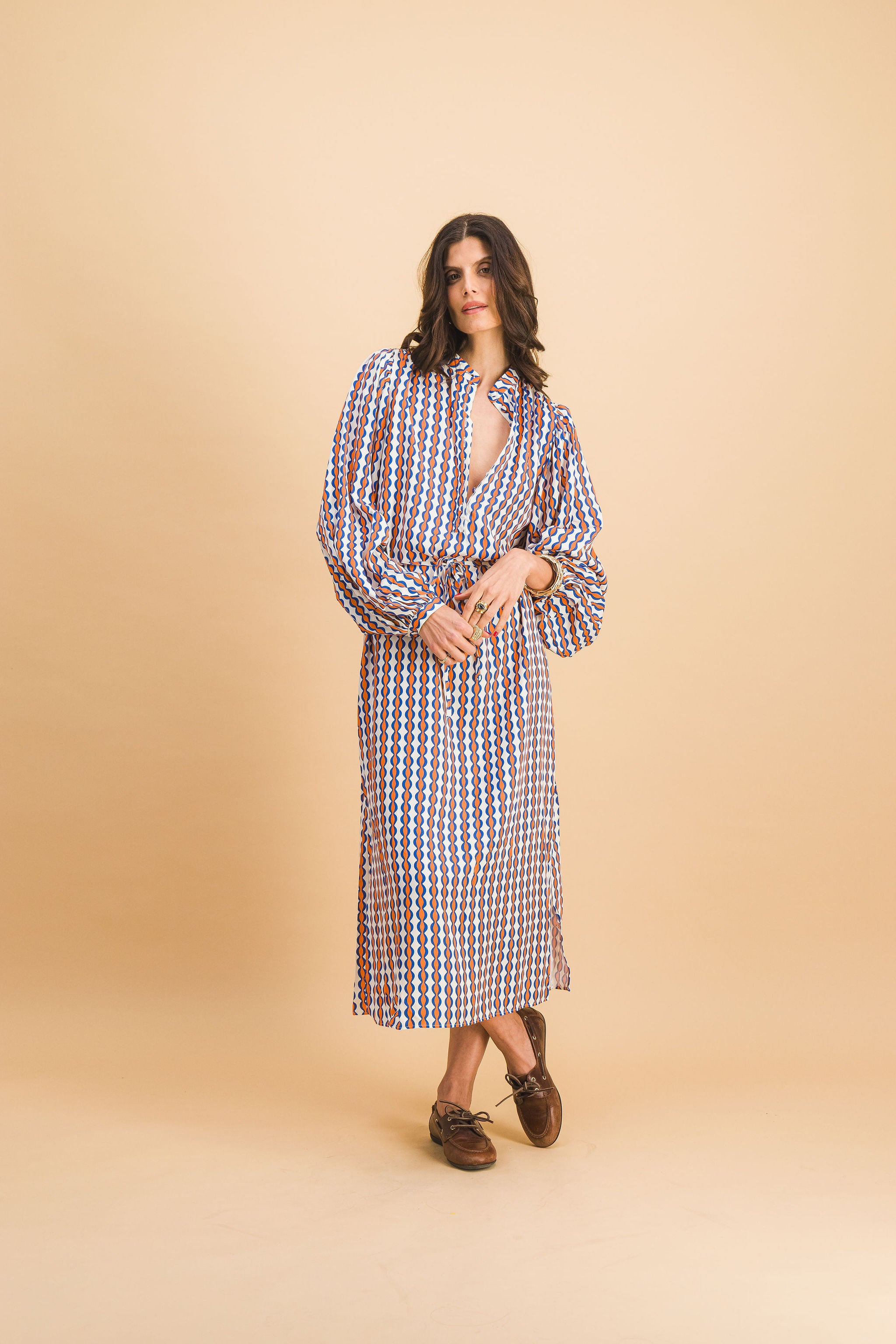 Nina Groovy Stripes Dress
