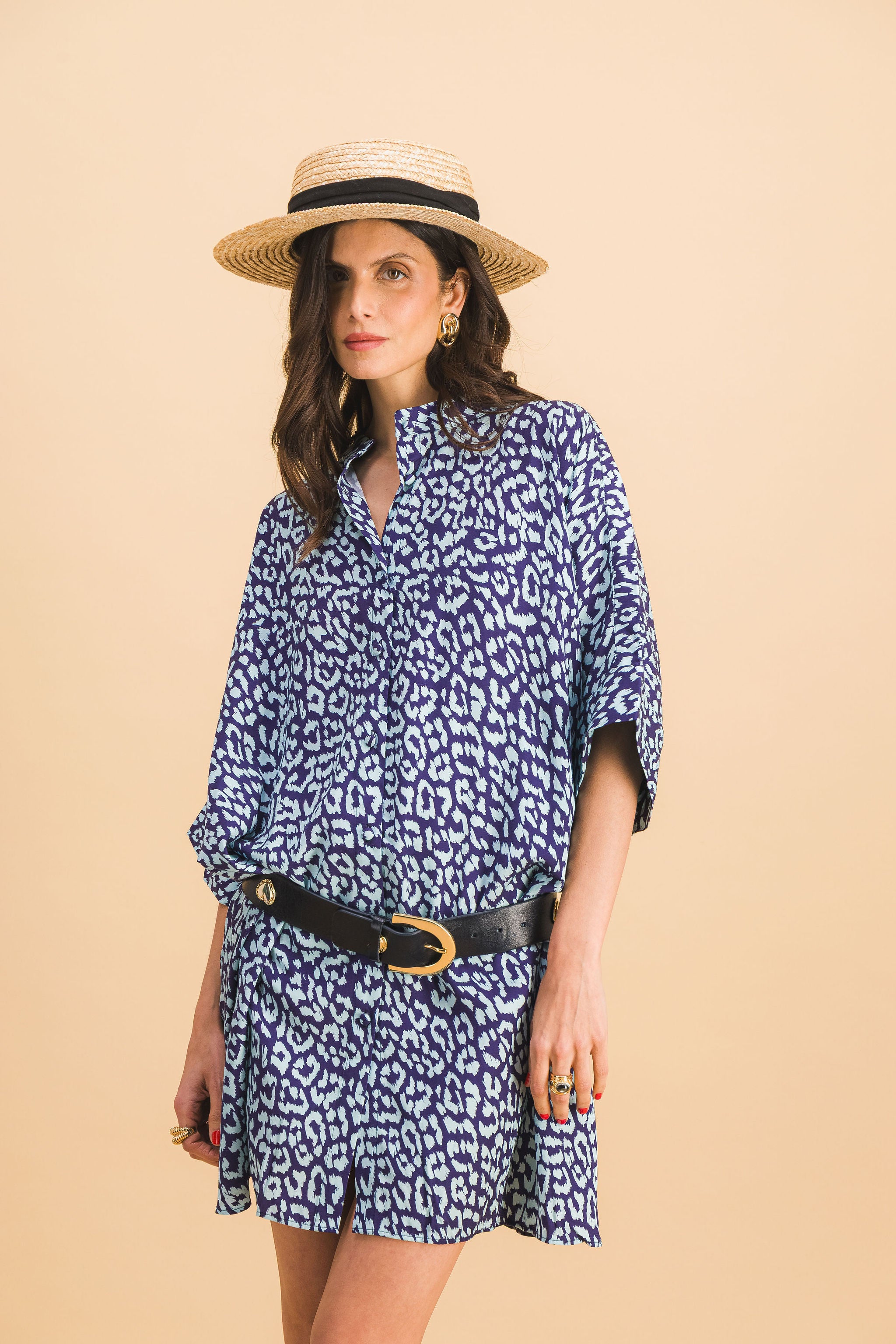 Selena Blue Graou Dress