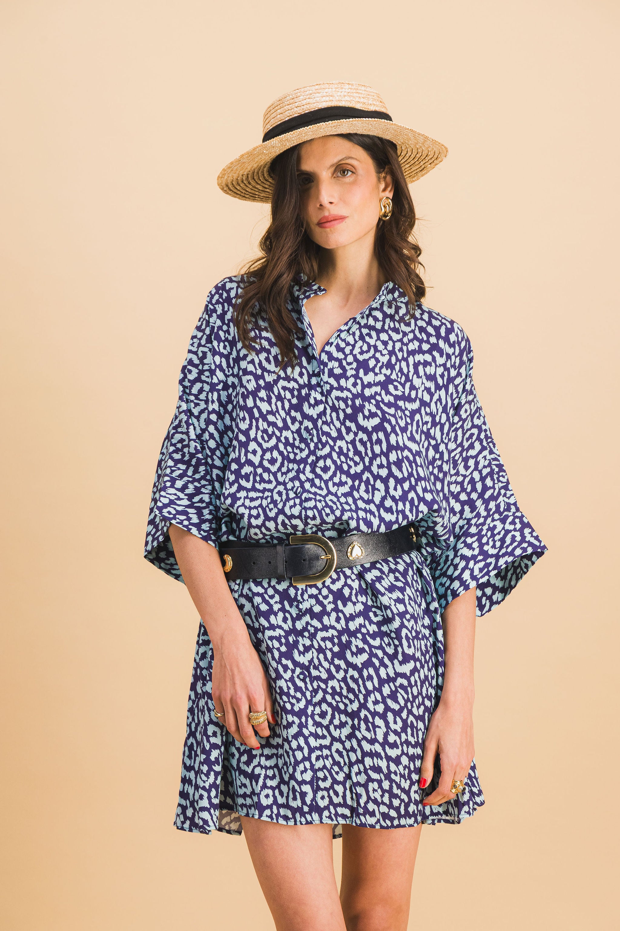 Selena Blue Graou Dress