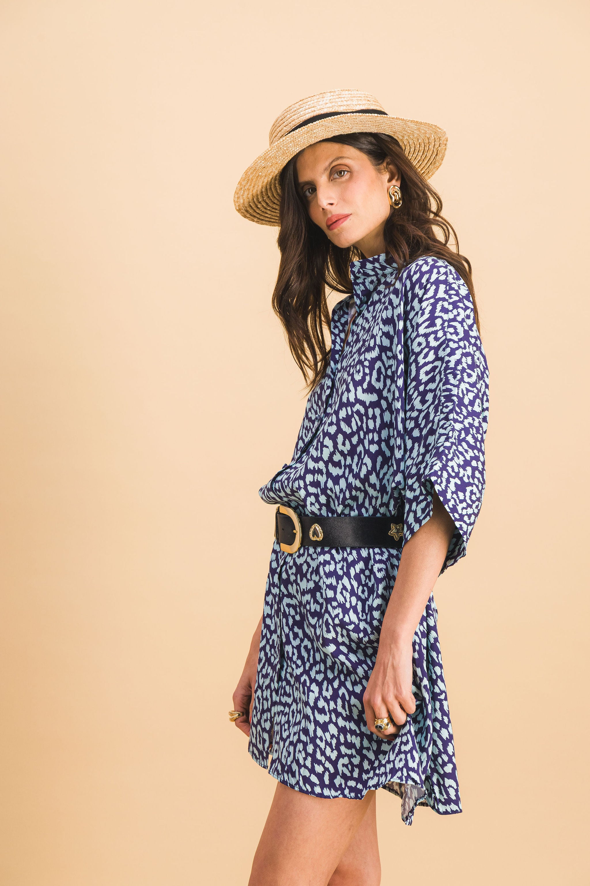 Selena Blue Graou Dress