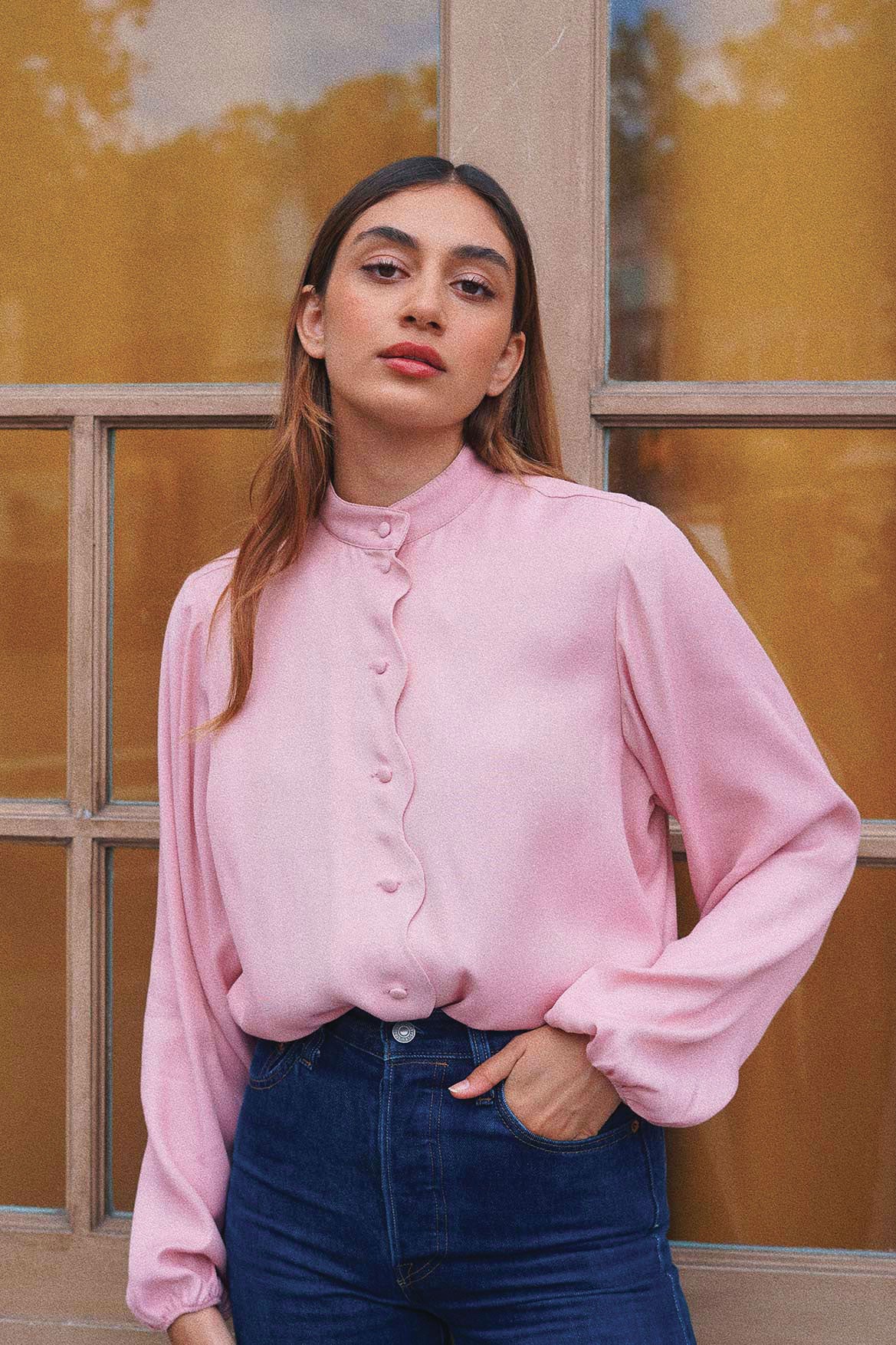 Tatiana pale pink shirt