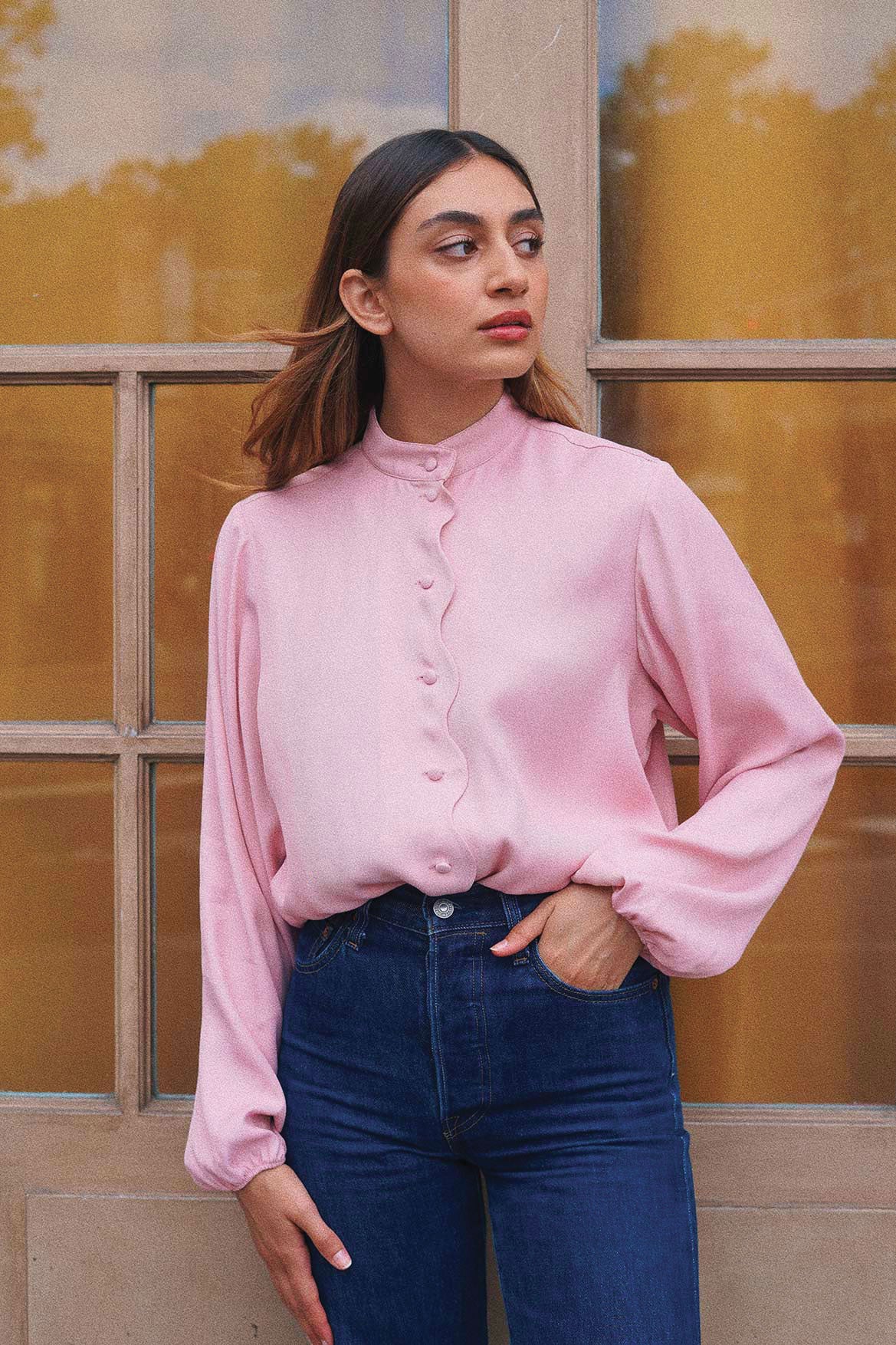 Tatiana pale pink shirt