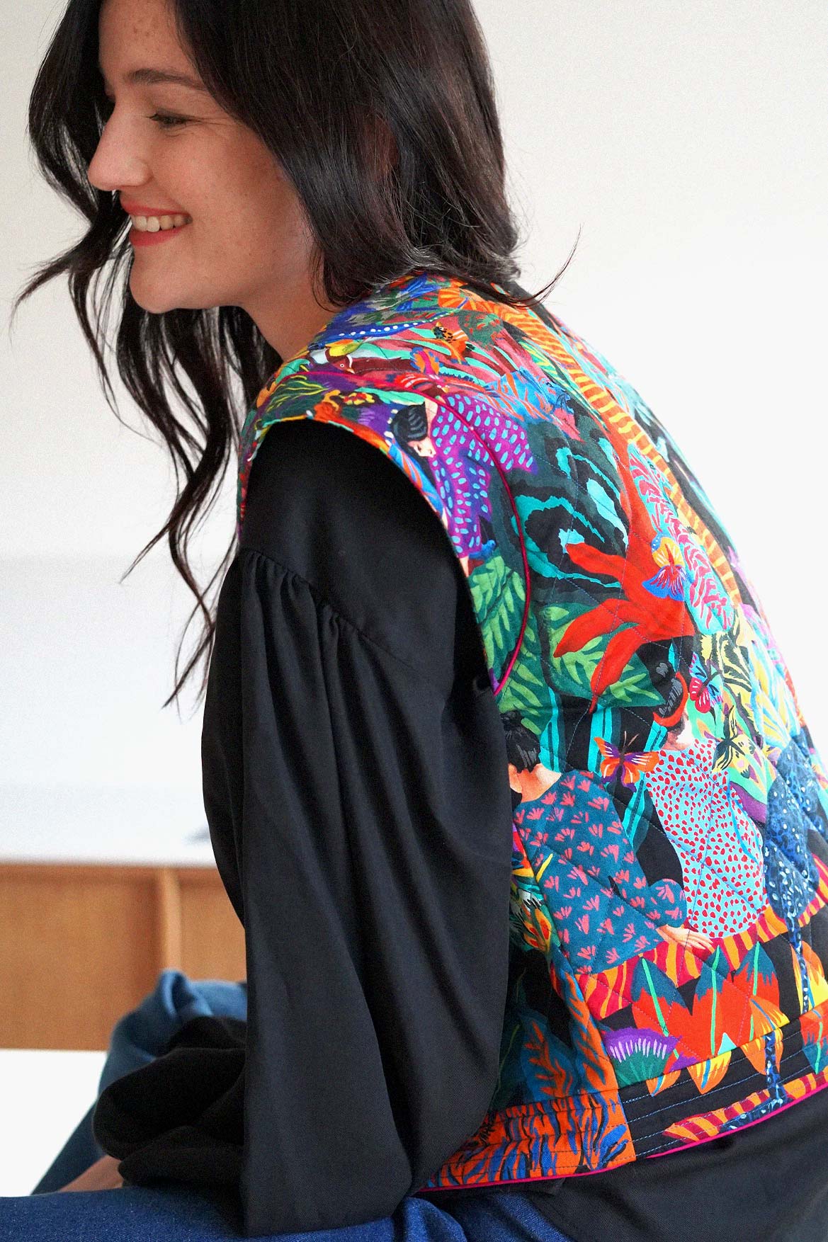 Blouse Alexandra noire
