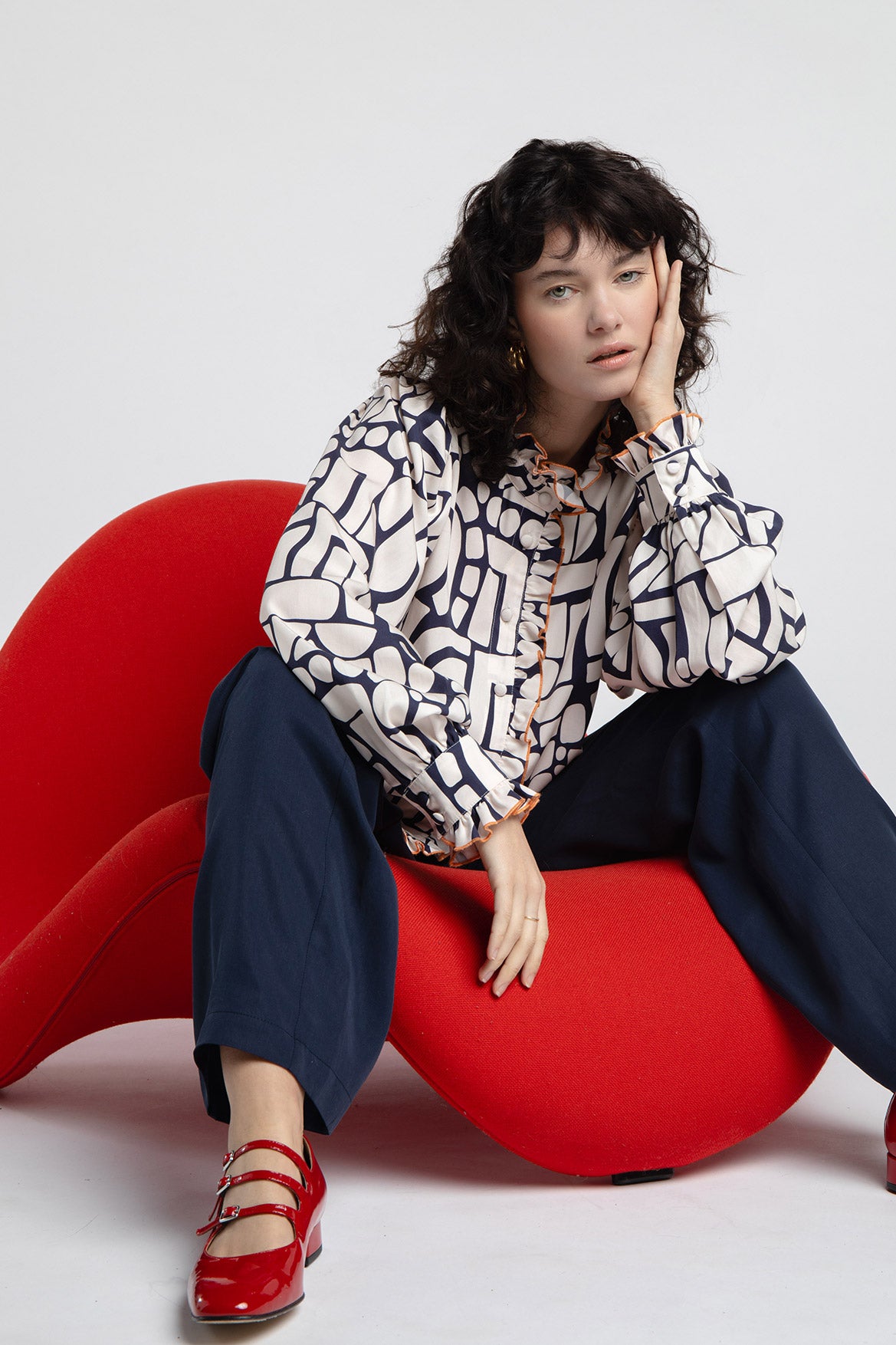 Auguste Navy Pants