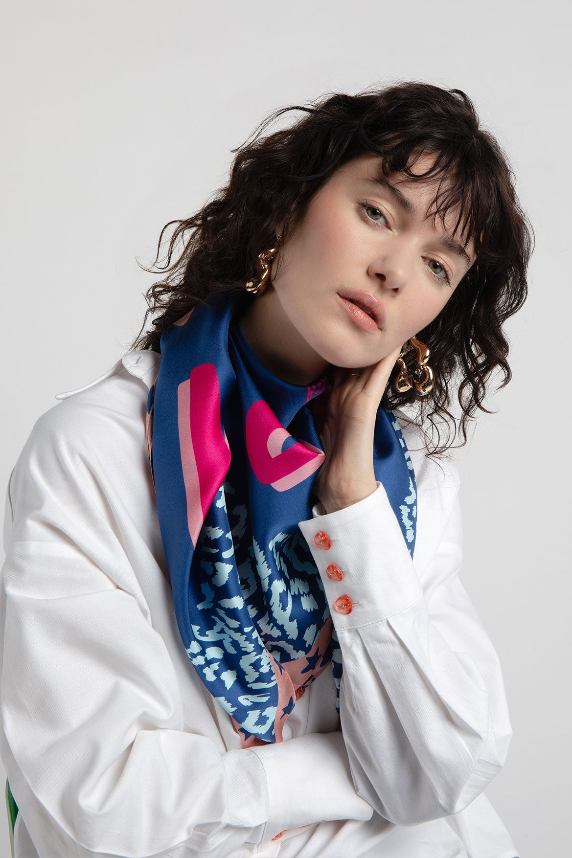 Jerry Born Wild Scarf 90 x 90
