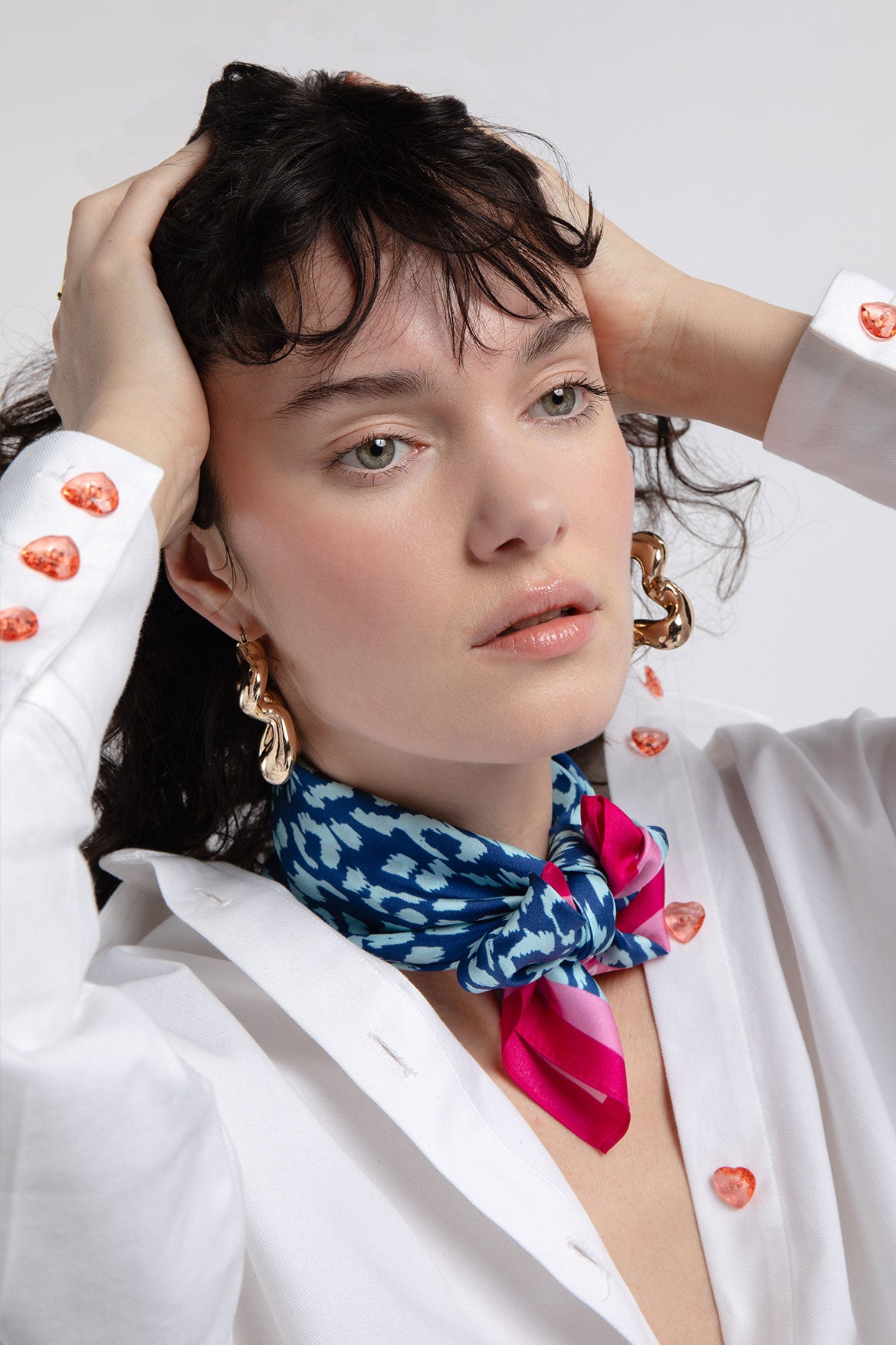 Ben Blue Graou Scarf 60 x 60