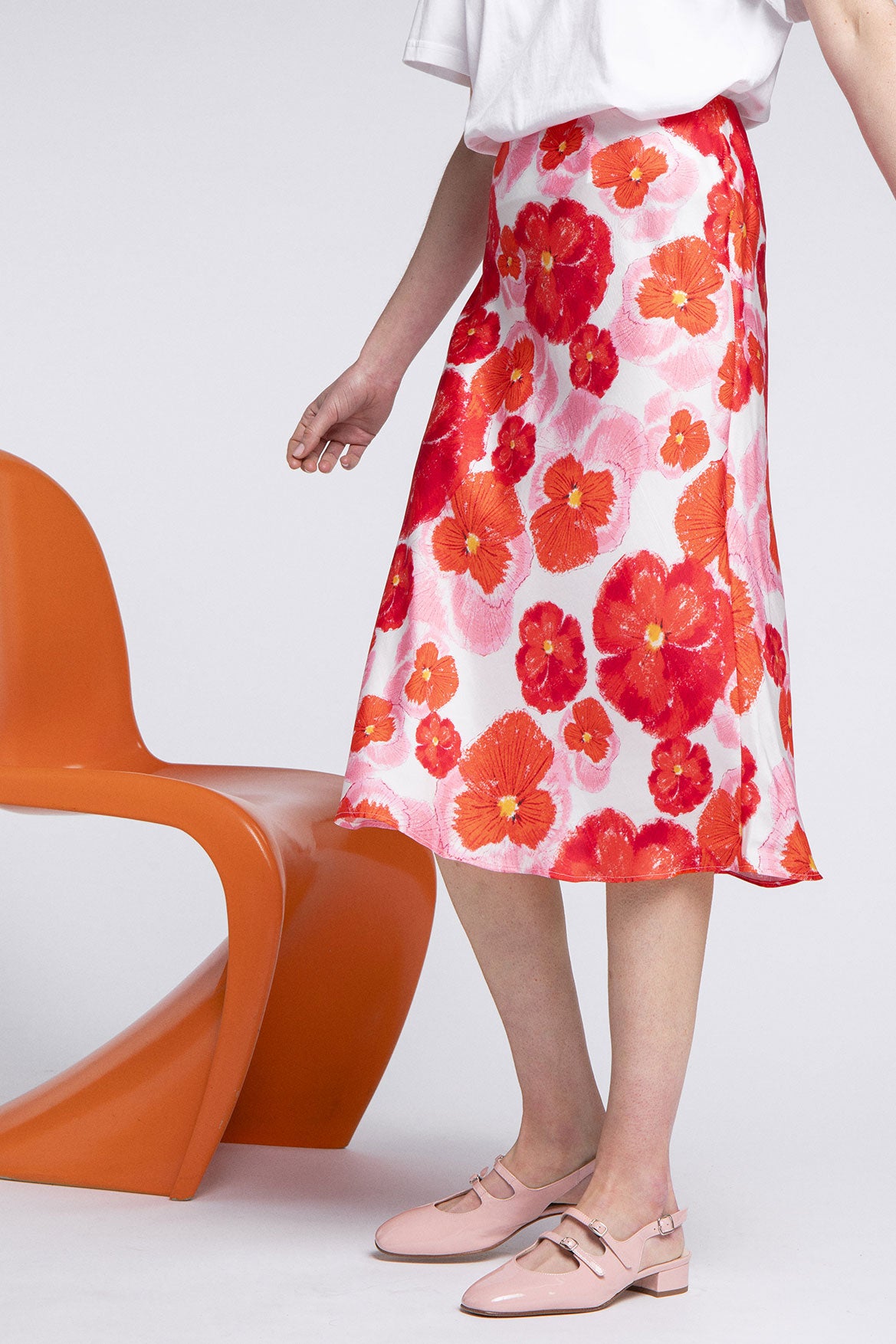 Jupe Parisatys Red Blossom