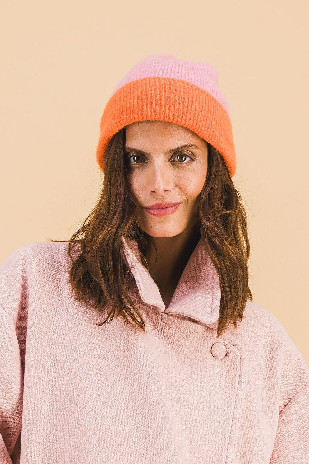 Arthur Rose Orange Beanie