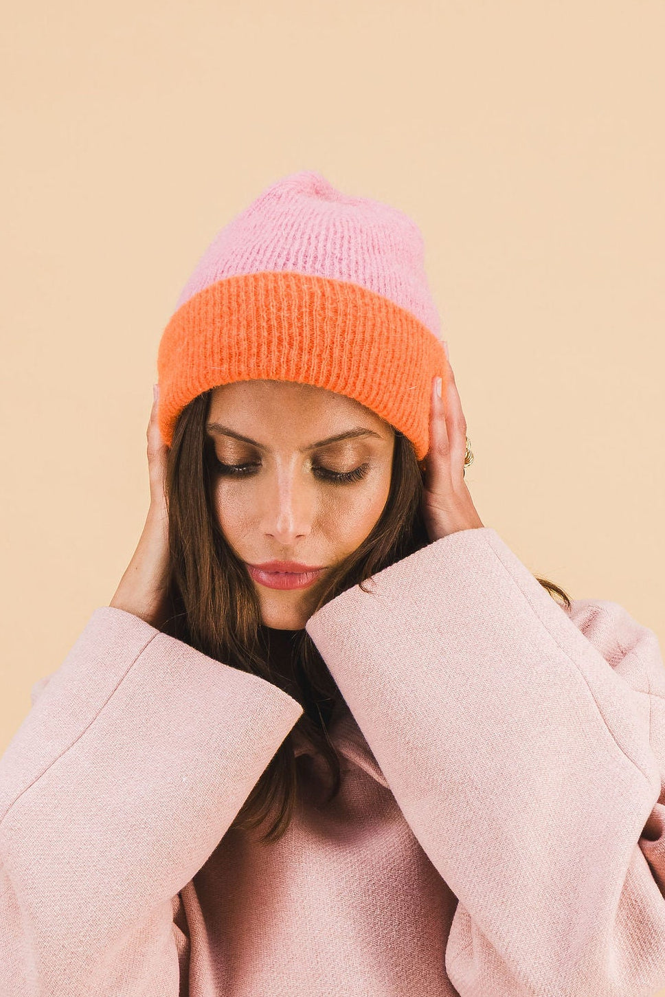 Bonnet Antoine Rose Orange - Précommande