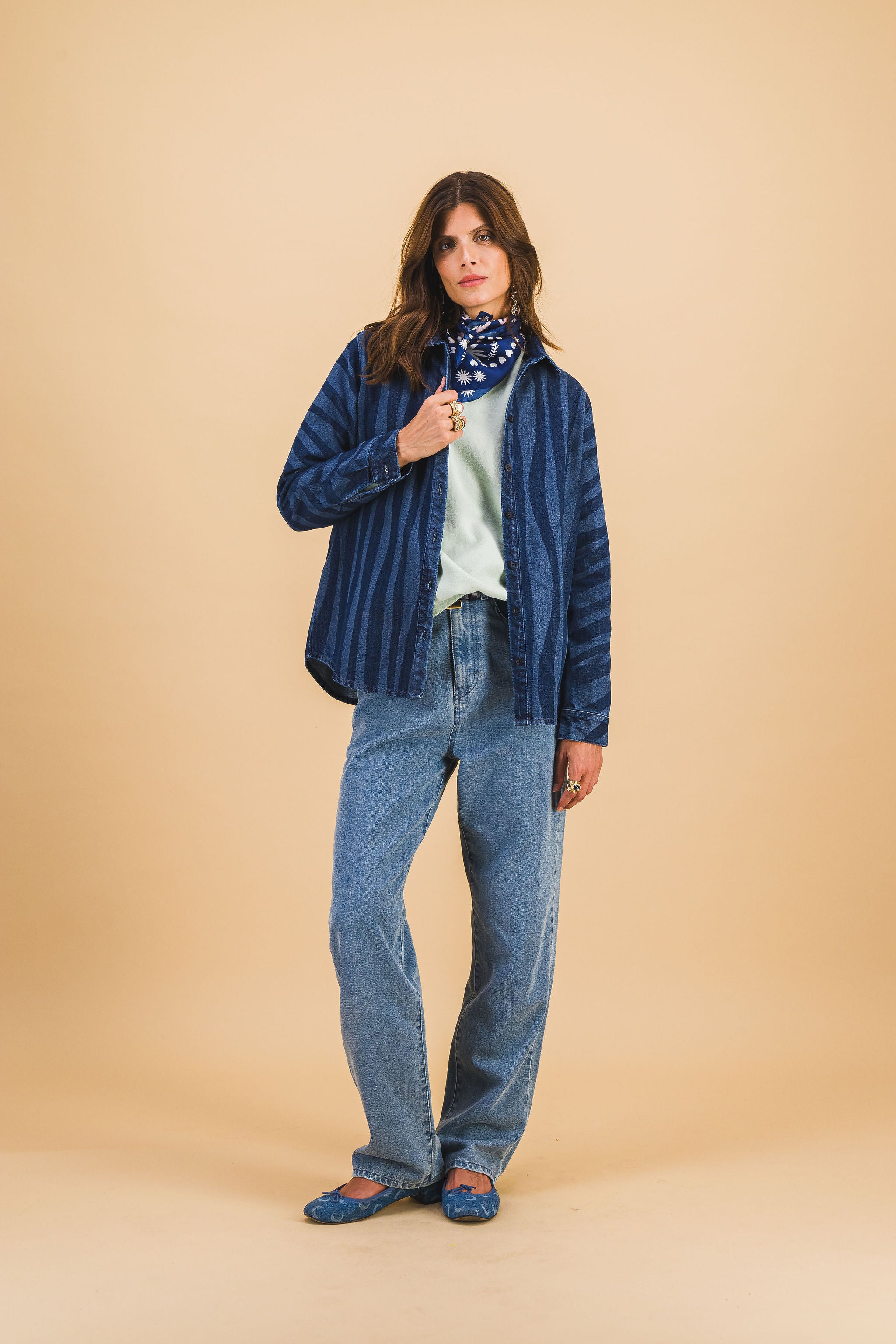 JEANS GEORGE DENIM CLAIR - Précommande