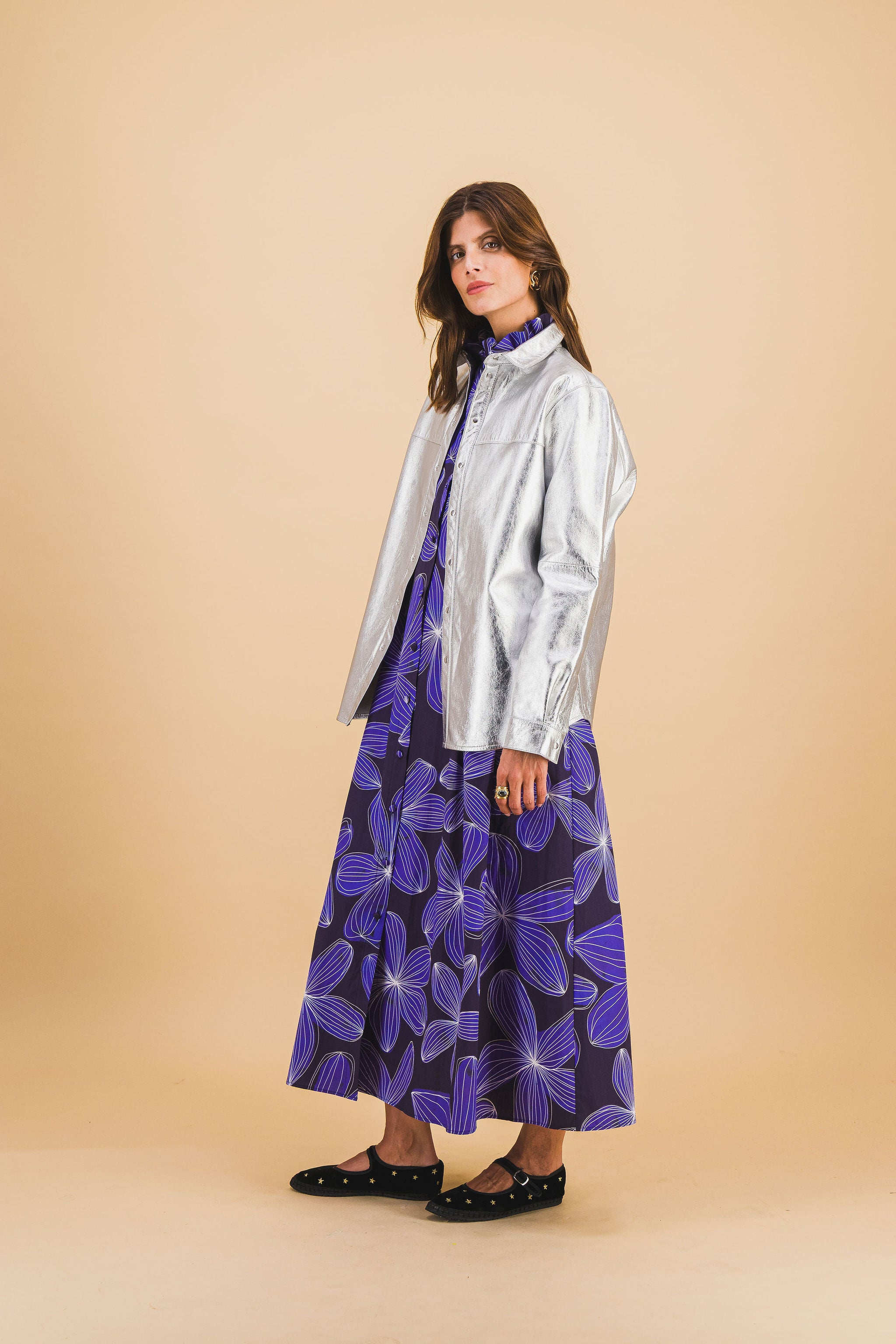 Robe Giulia Blue Flower