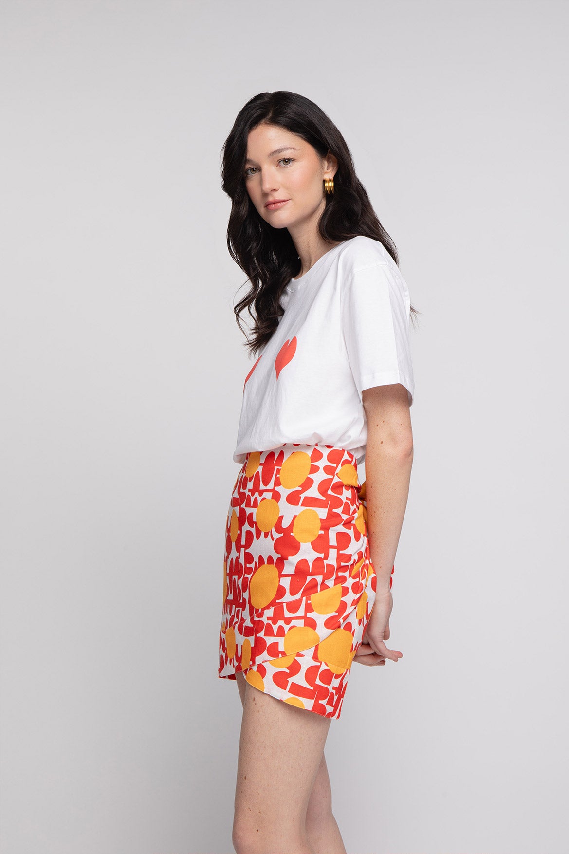 Margaux Red Sun Skirt
