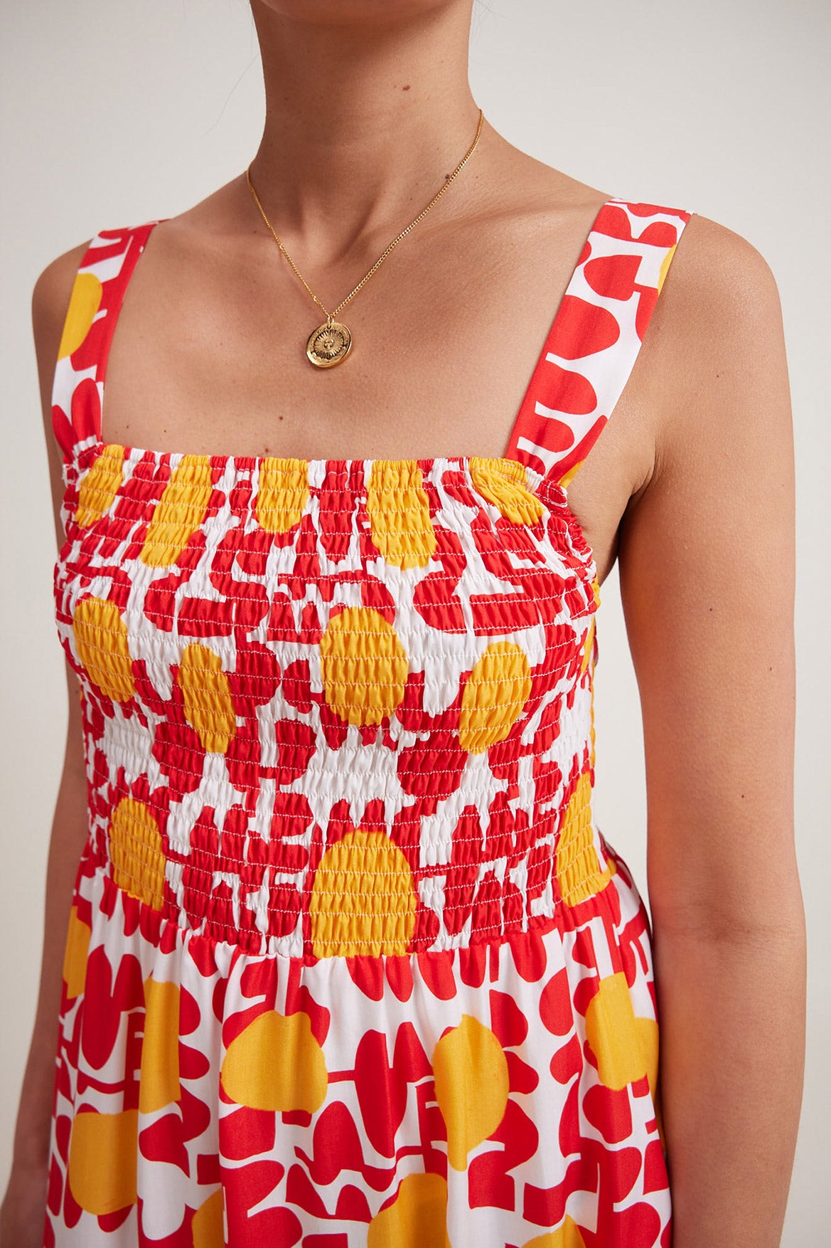 Red Sun Marine Dress