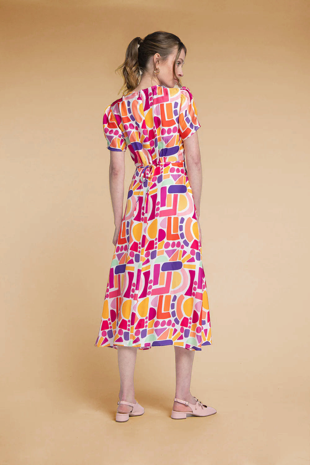 Anna Ettore Polychrome Dress