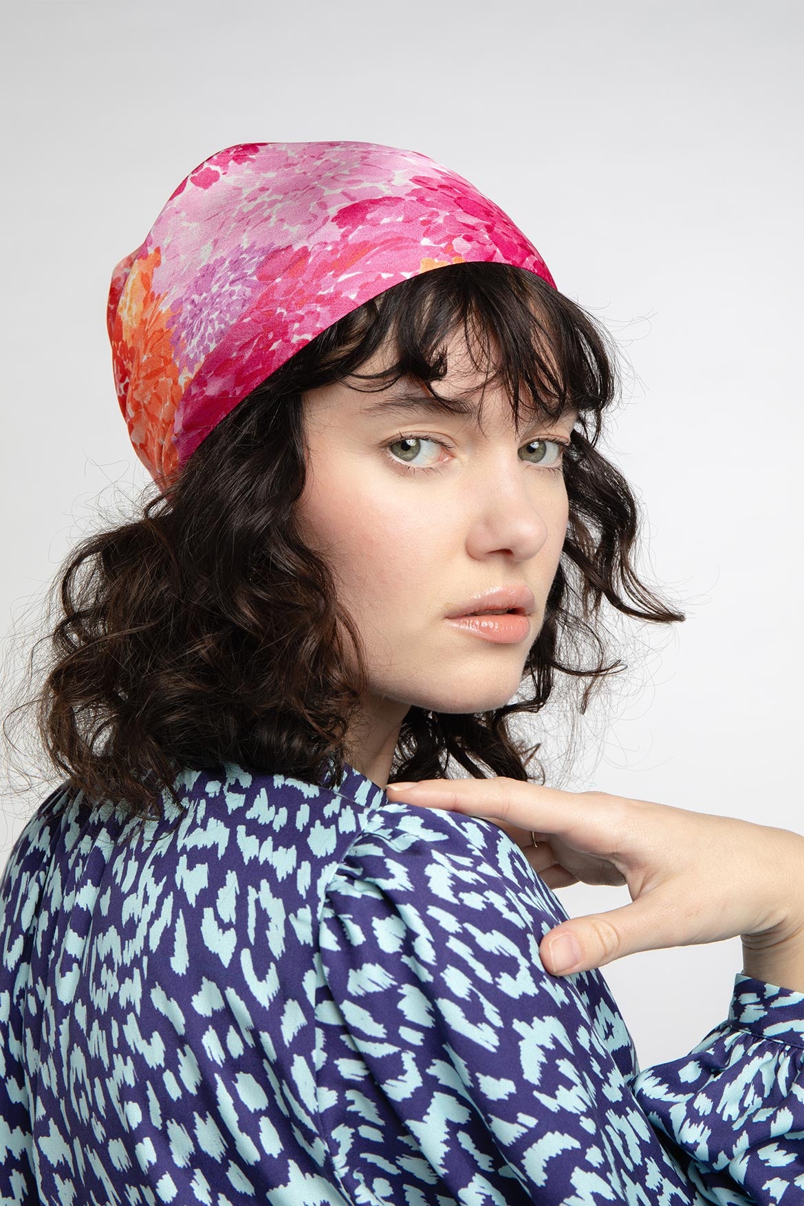 Candice Bandana Peony Bomb &amp; pink