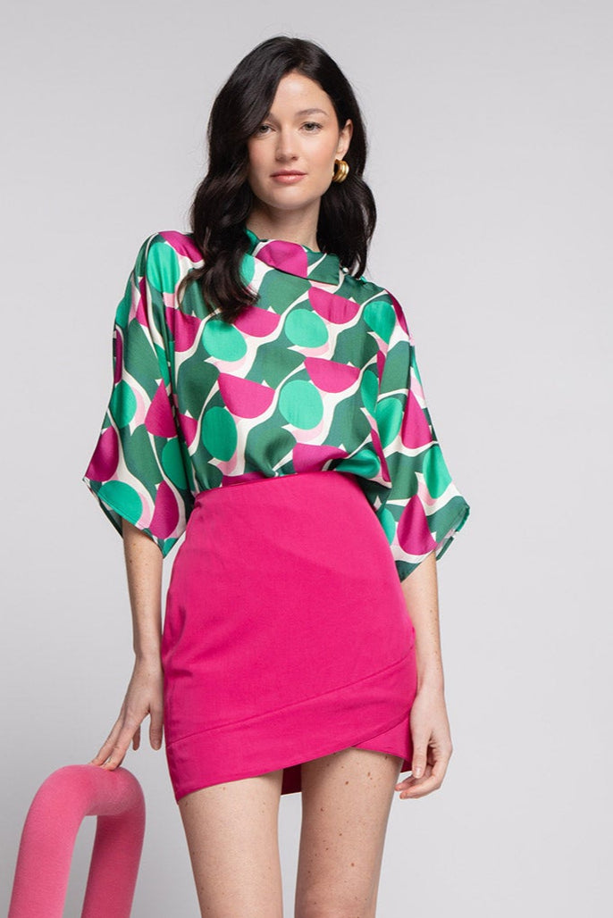 Jupe Margaux Magenta