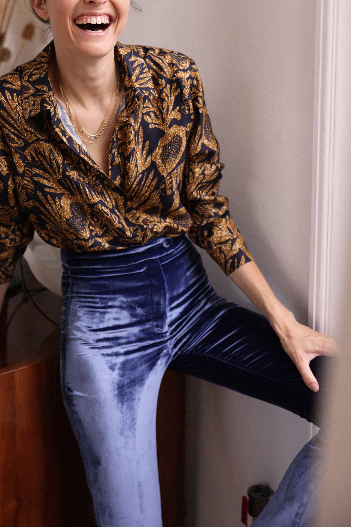 Pantalon Jo Navy Blue