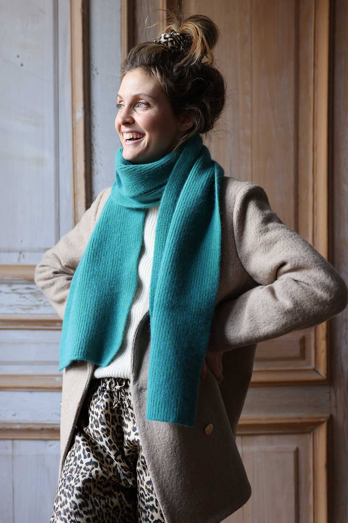 Wool and angora scarf - SHOP EXCLUSIVE