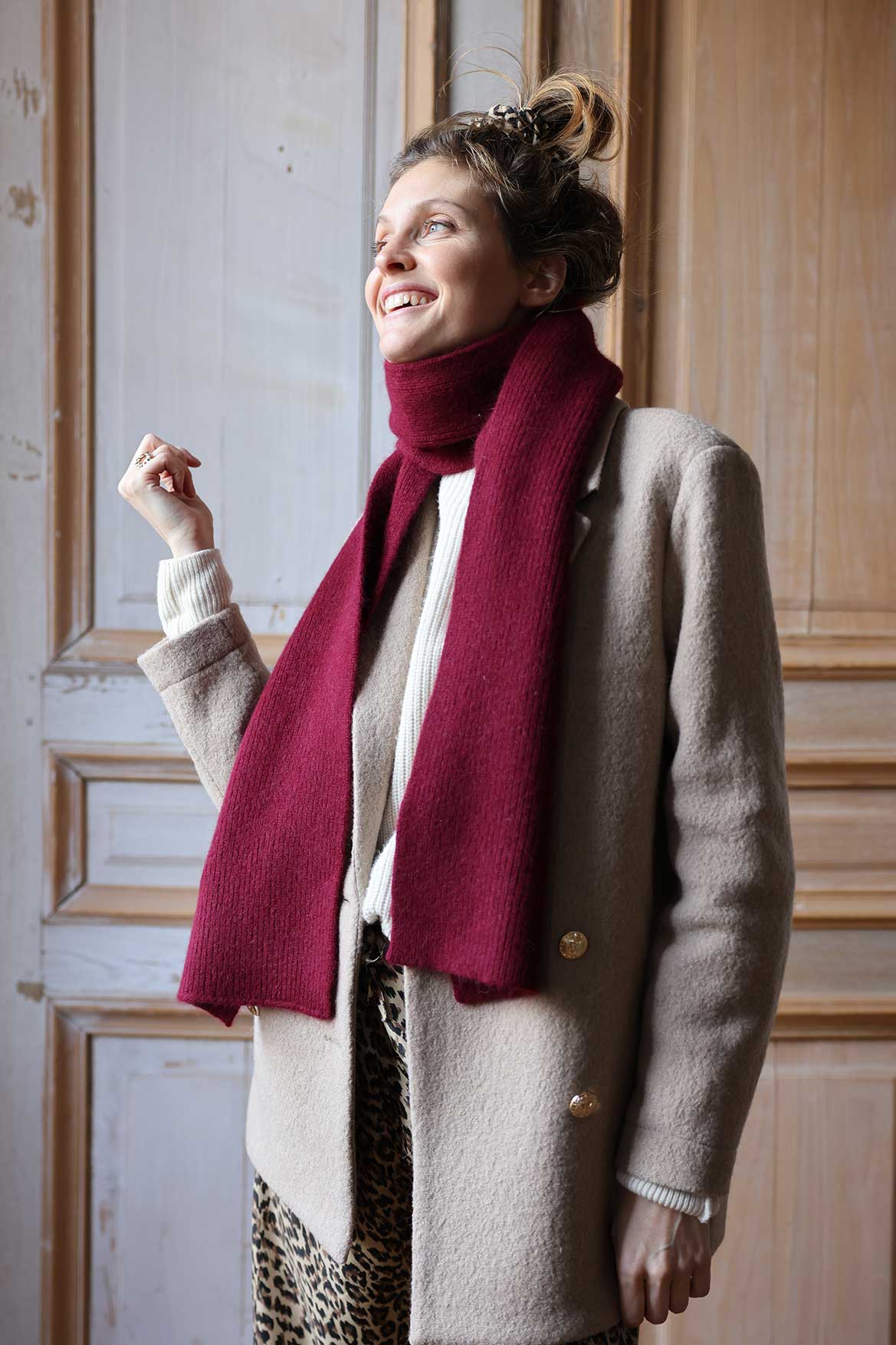 Wool and angora scarf - SHOP EXCLUSIVE