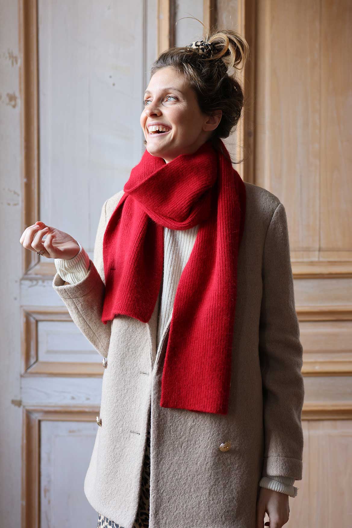 Wool and angora scarf - SHOP EXCLUSIVE