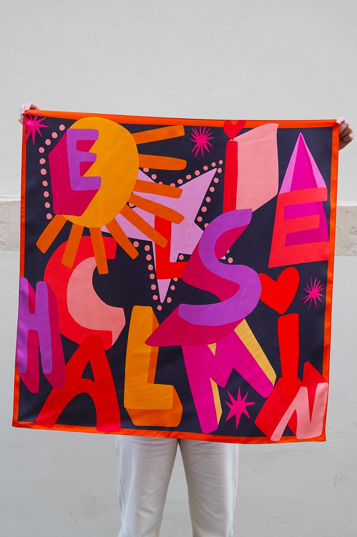 Jerry Elise Chalmin Silk Scarf 90 x 90