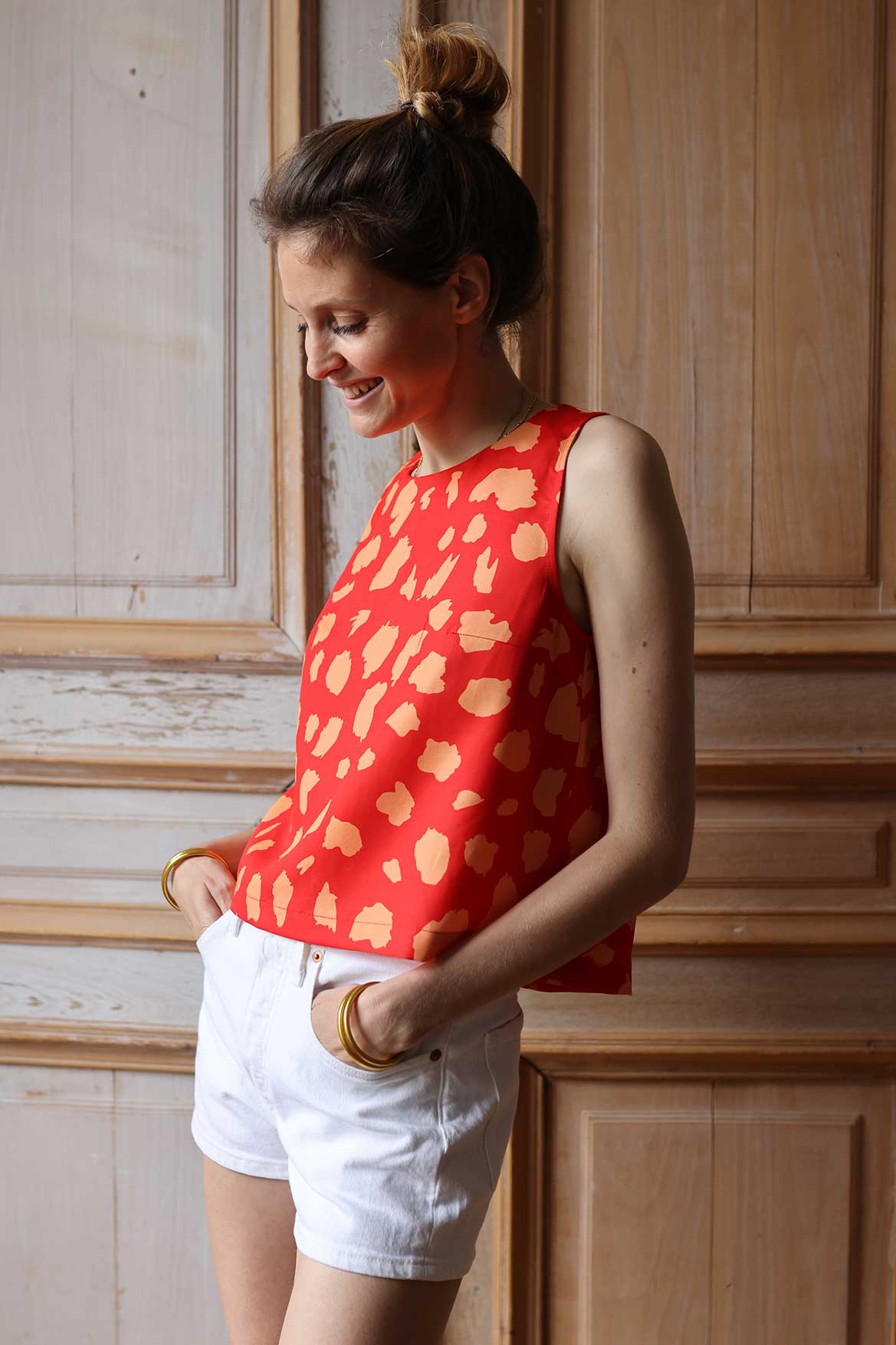 Top Jacques tencel Palma