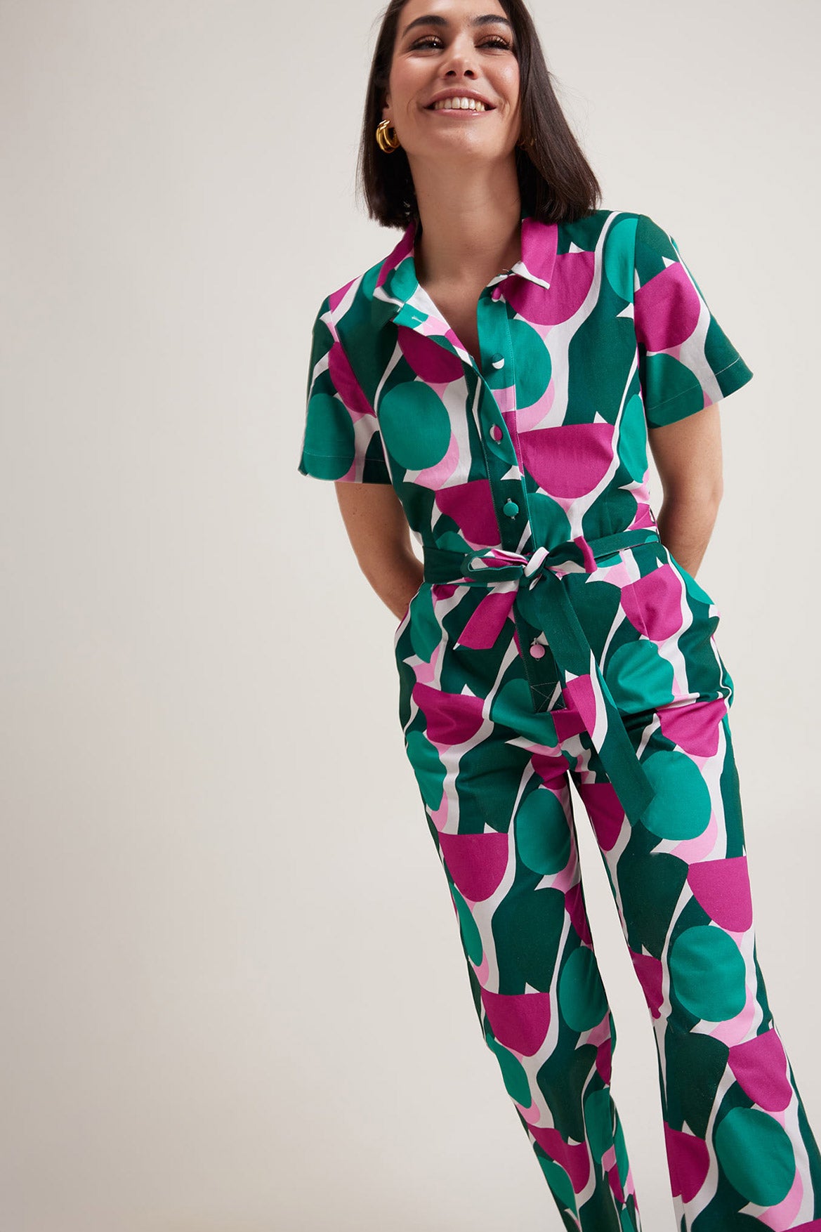 Willow Italia Green Jumpsuit