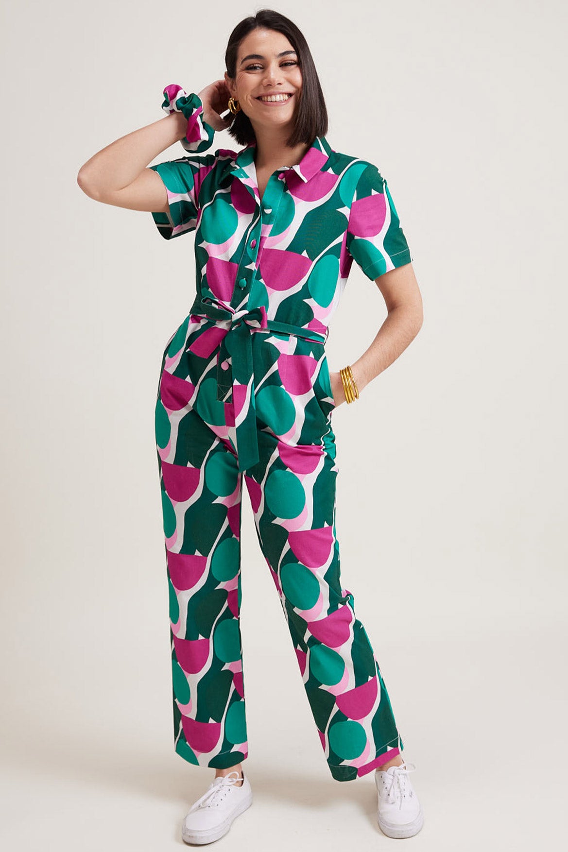Willow Italia Green Jumpsuit