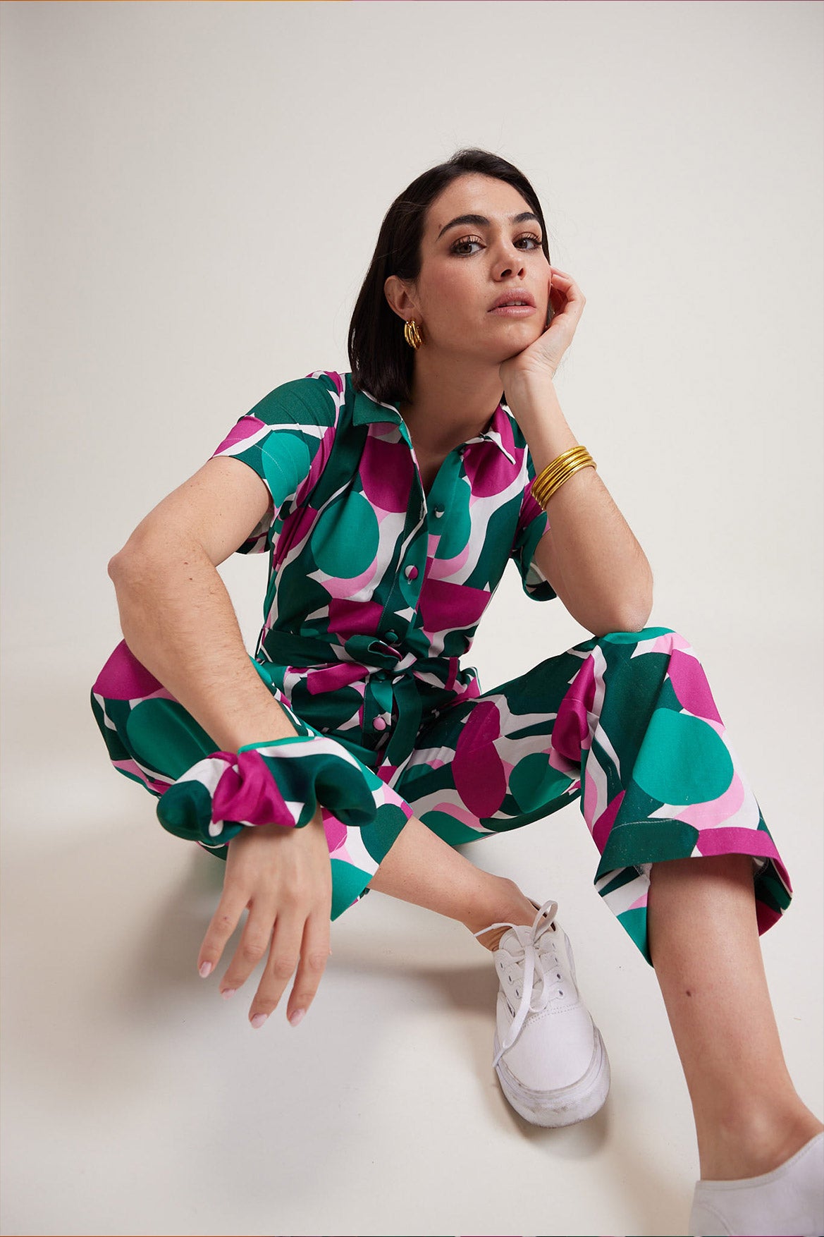 Willow Italia Green Jumpsuit